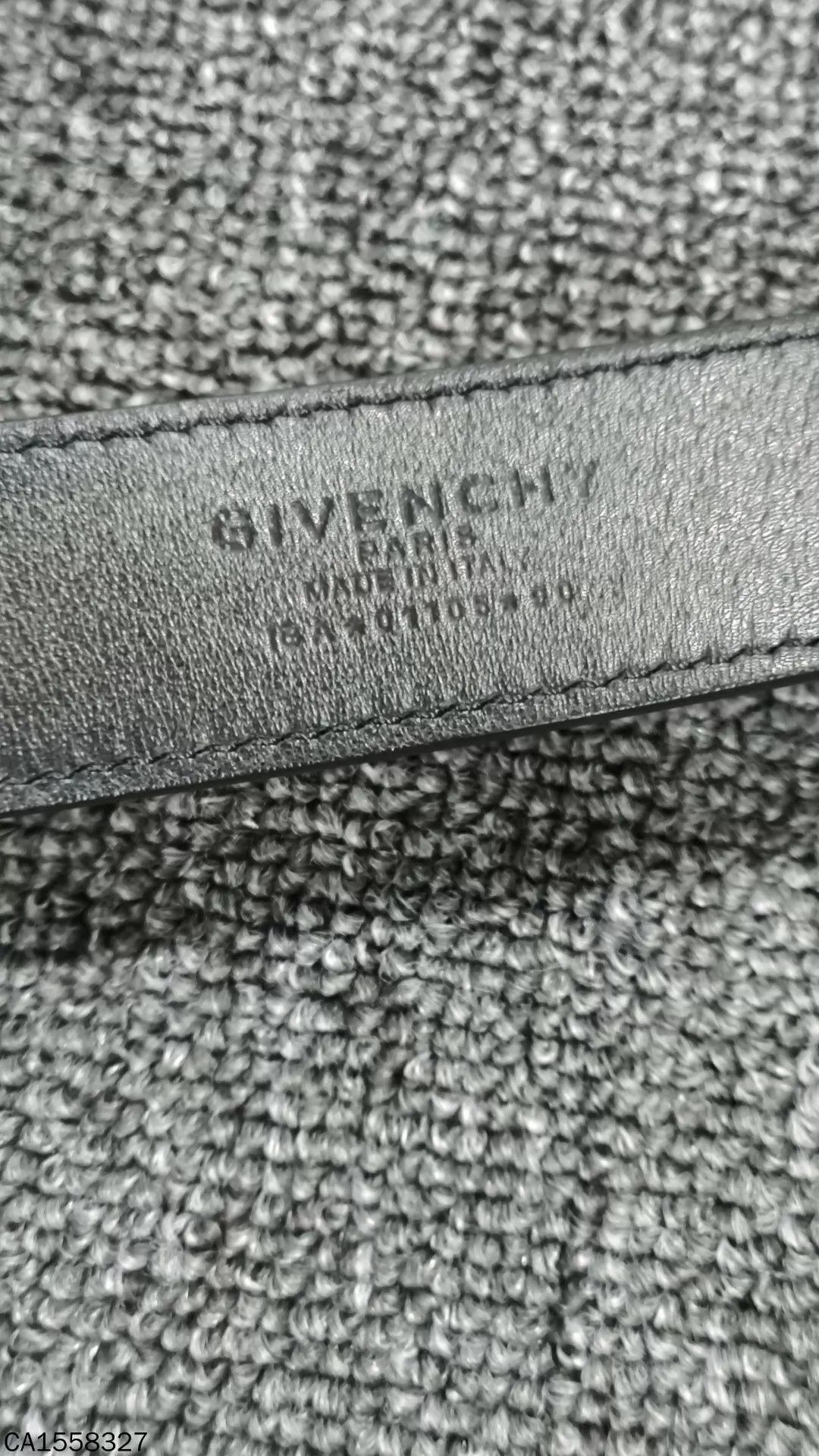 Givenchy GIVENCHY black belt silver buckle Size ONE SIZE - 4 Thumbnail