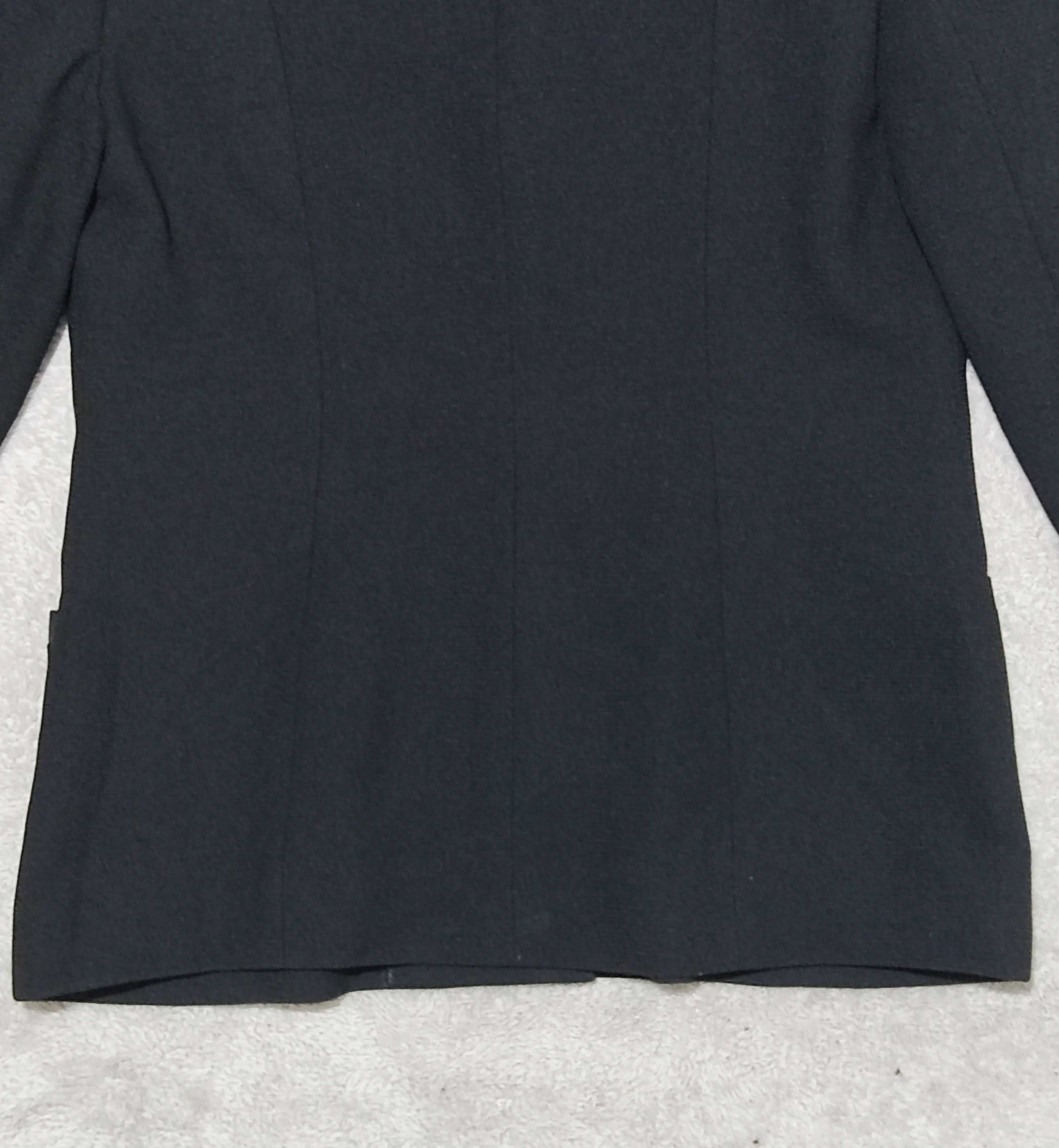 Pierre Balmain VTG PIERRE BALMAIN Formalité Collarless Satin Trim Jacket Size S / US 4 / IT 40 - 10 Thumbnail