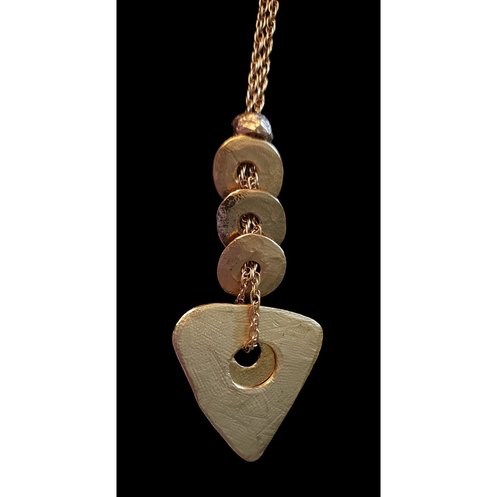 Other Vintage and unique gold tone chain necklace Size ONE SIZE - 4 Thumbnail
