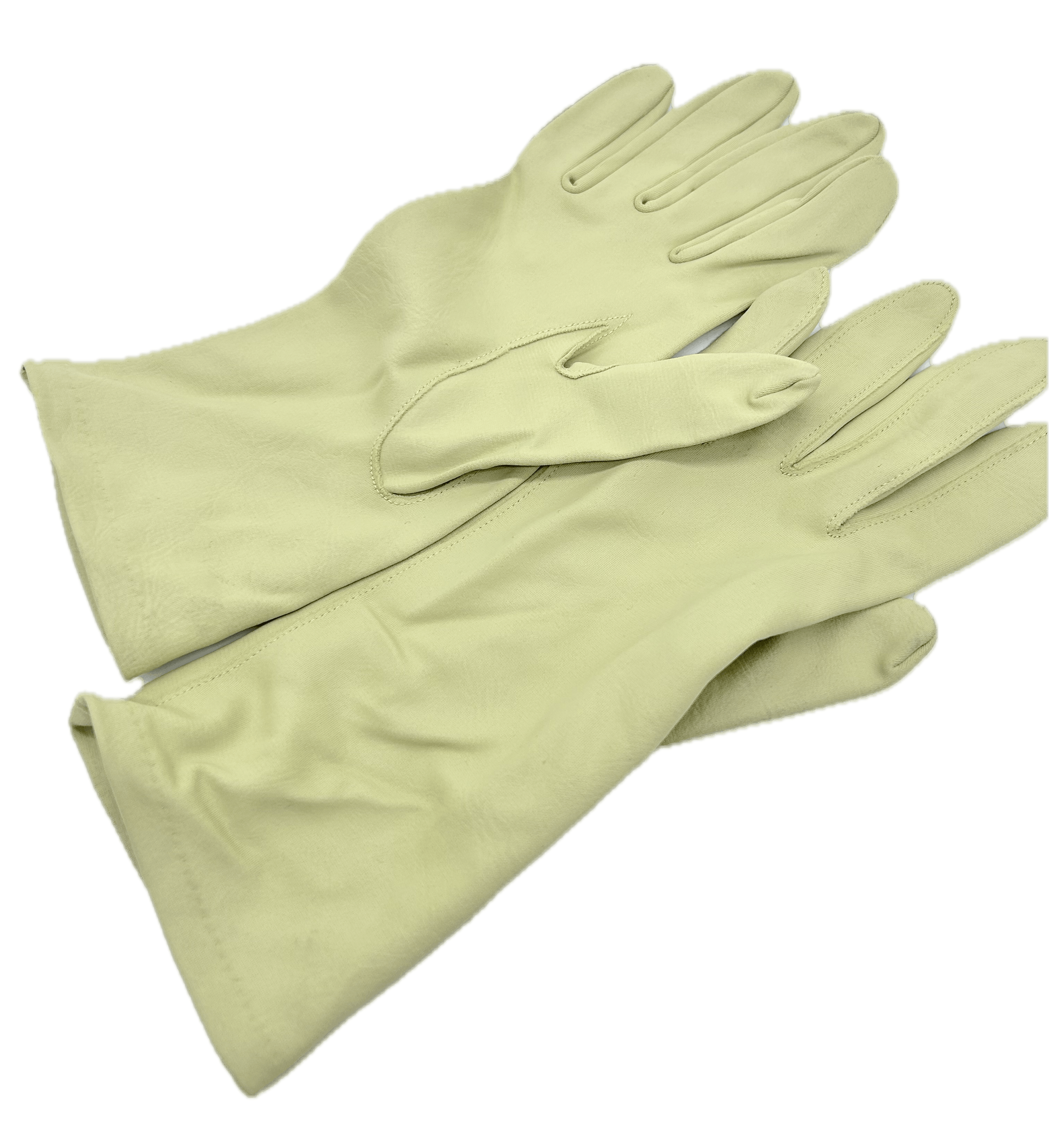 Vintage 1950's Sage Green Gloves Size ONE SIZE - 3 Thumbnail