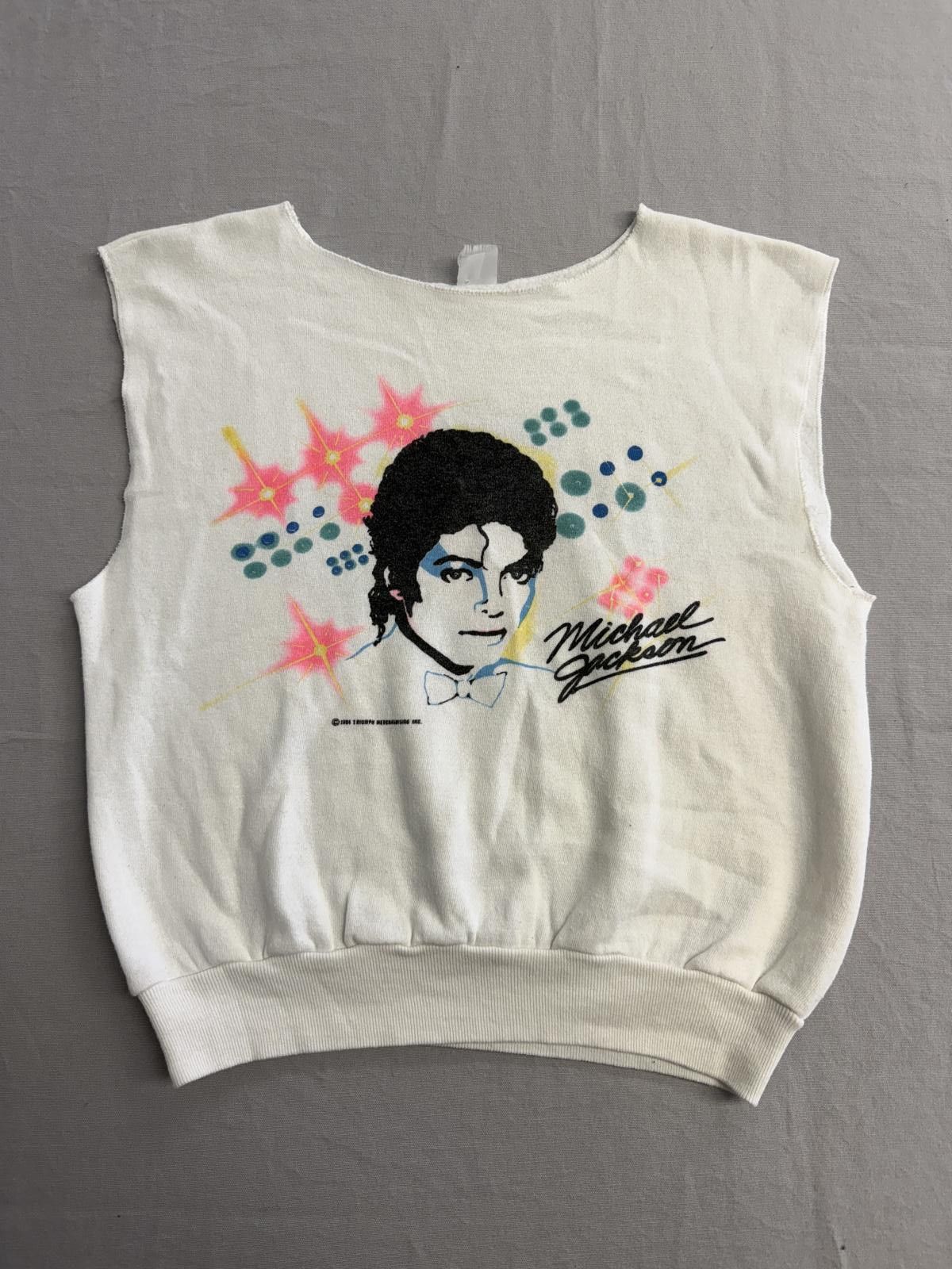 Designer Vintage Michael Jackson 1984 Victory Tour 84 Sleeveless Size S / US 4 / IT 40 - 1 Thumbnail
