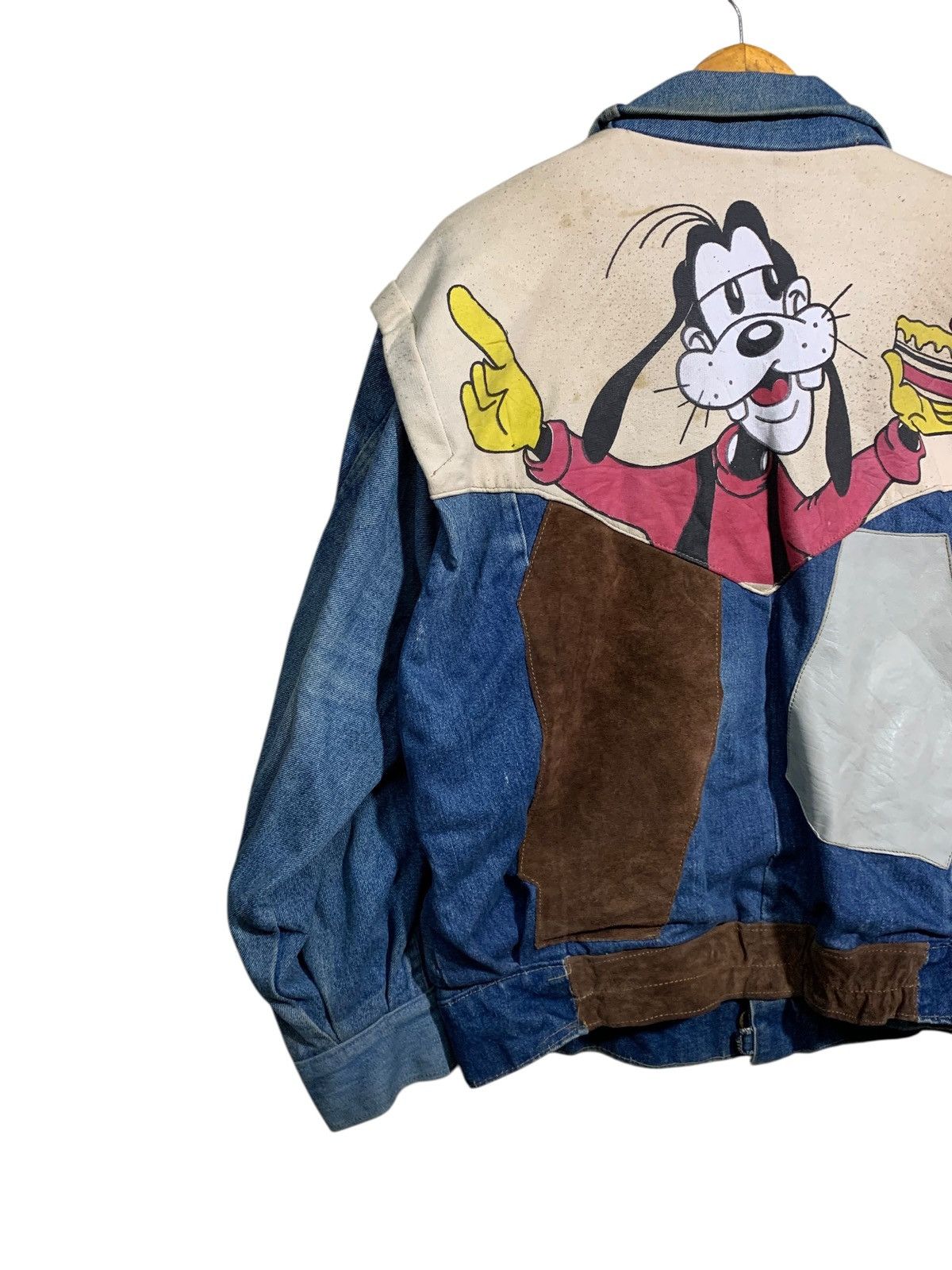 DENIM TEARS 🔥DENIM COSTUM WITH LEATHER PARTS PATCHWORKS Size US XL / EU 56 / 4 - 2 Thumbnail