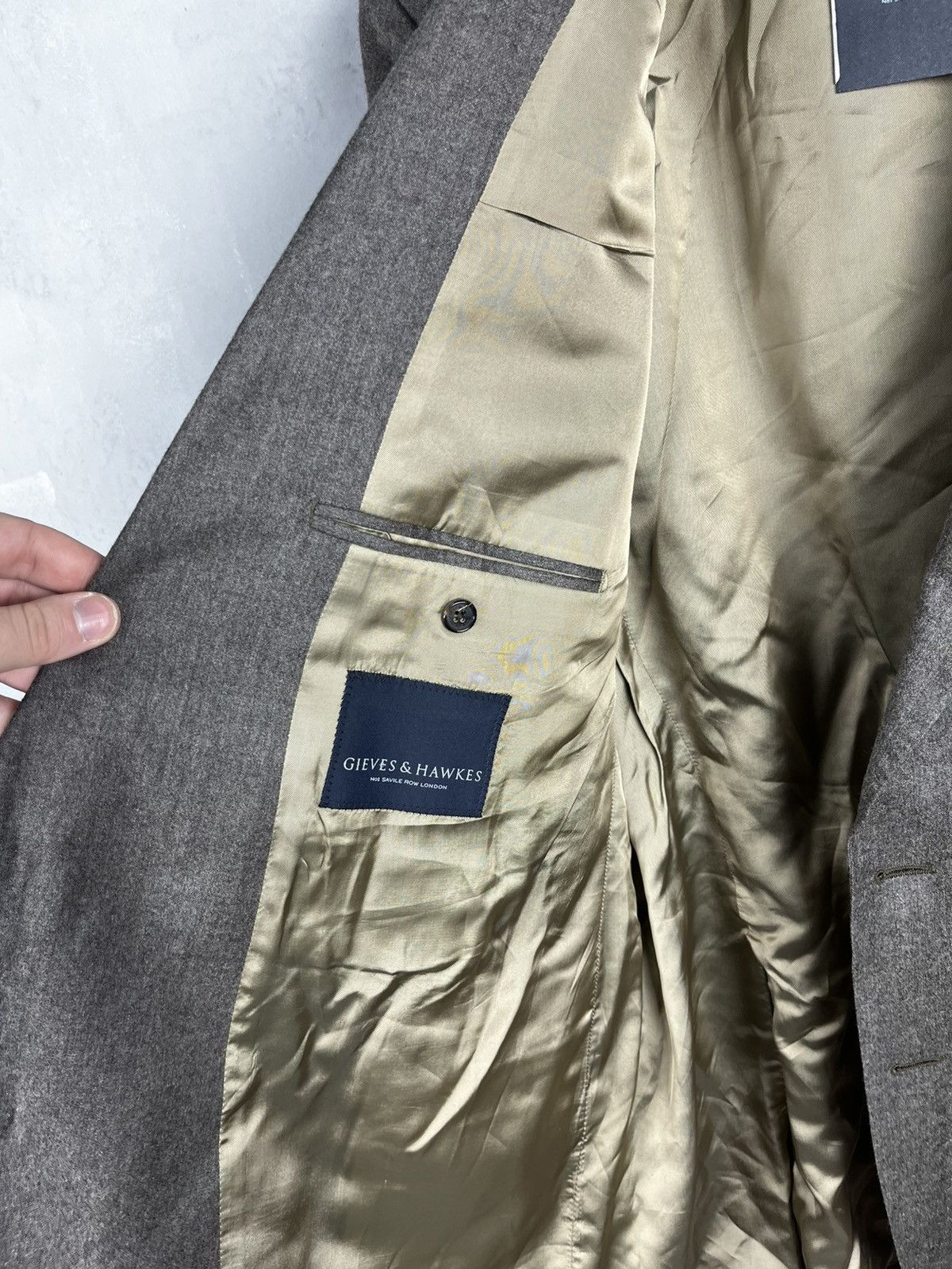 Gieves & Hawkes GIEVES & HAWKES blazer jacket Size 48L - 13 Thumbnail