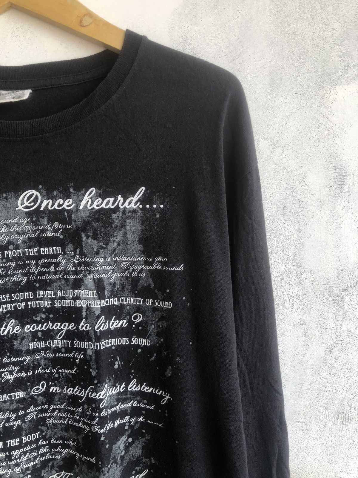 Hysteric Glamour Japanese Gothic Poem LongSleeve Punk LGB Style Size US L / EU 52-54 / 3 - 3 Thumbnail