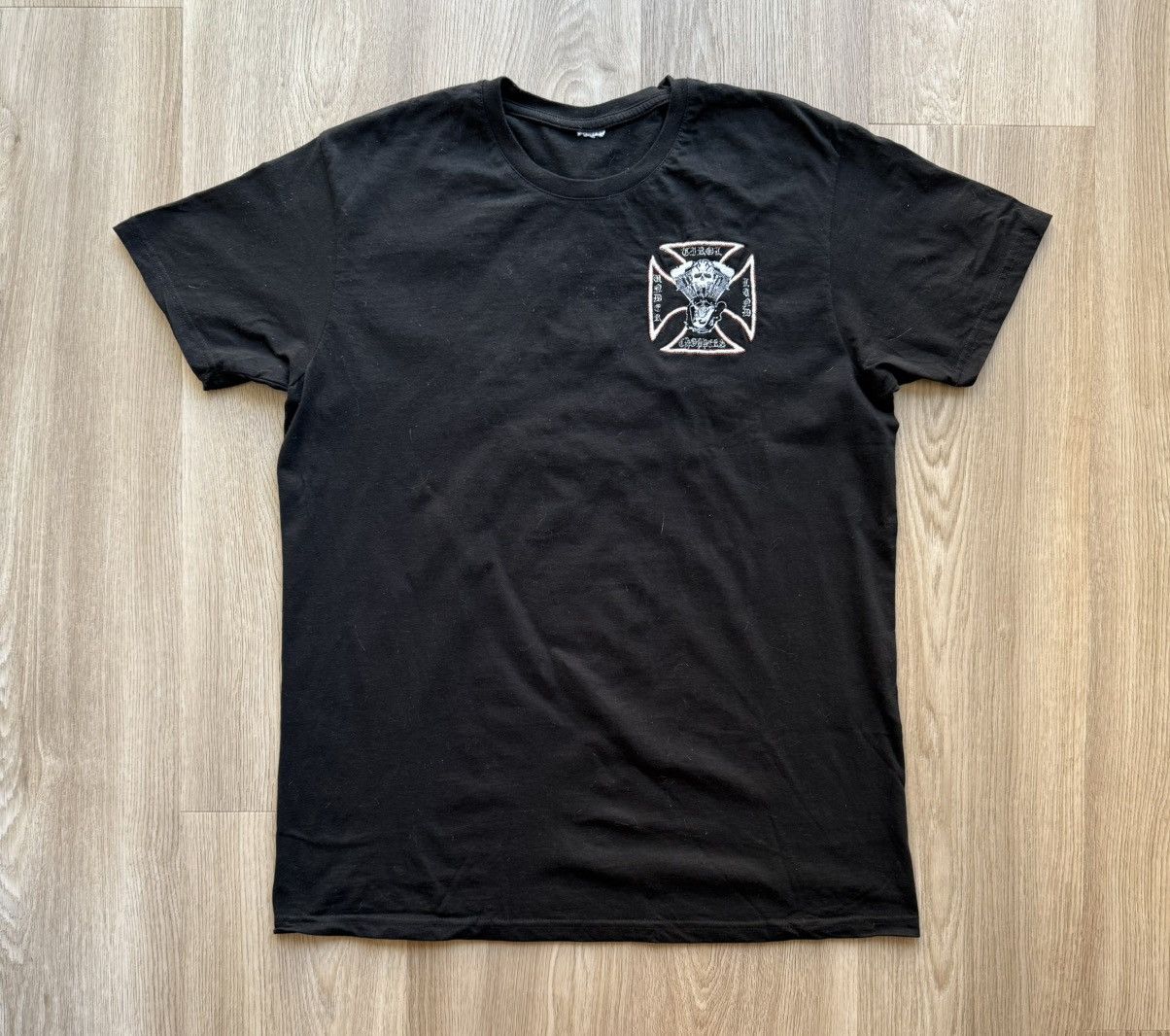 West Coast Choppers Vintage Choppers Black T-Shirt Embroidered Logo Size US L / EU 52-54 / 3 - 5 Thumbnail