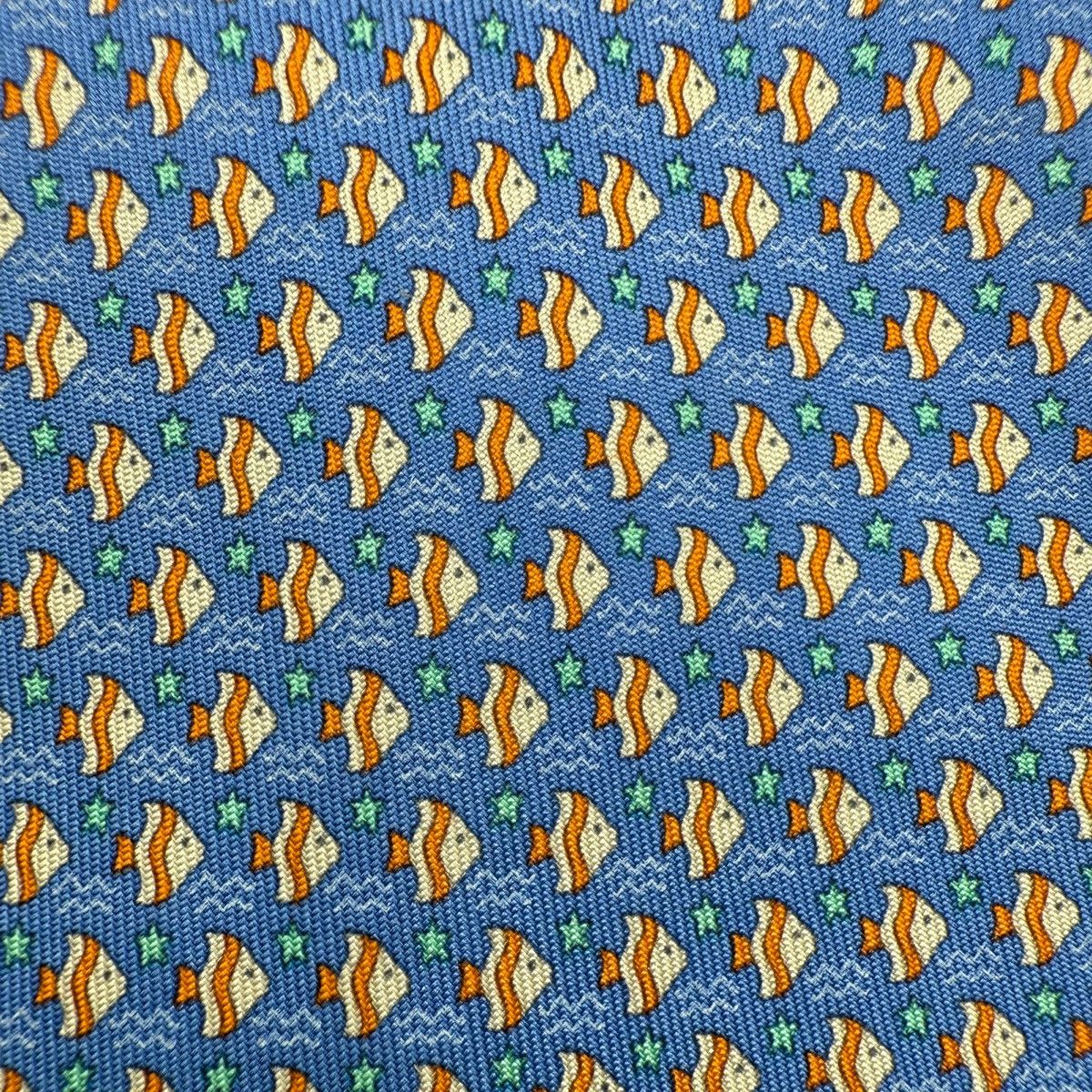 Salvatore Ferragamo Salvatore Ferragamo Silk Tie, Blue, Made in Italy, Like New Size ONE SIZE - 3 Thumbnail