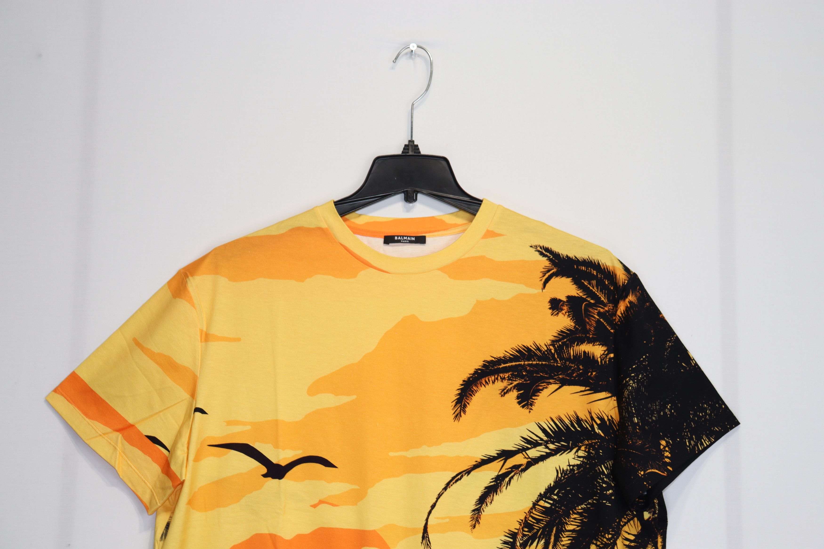 Balmain o1rshd1 Balmain Sunset T Shirt in Orange Size US S / EU 44-46 / 1 - 4 Thumbnail