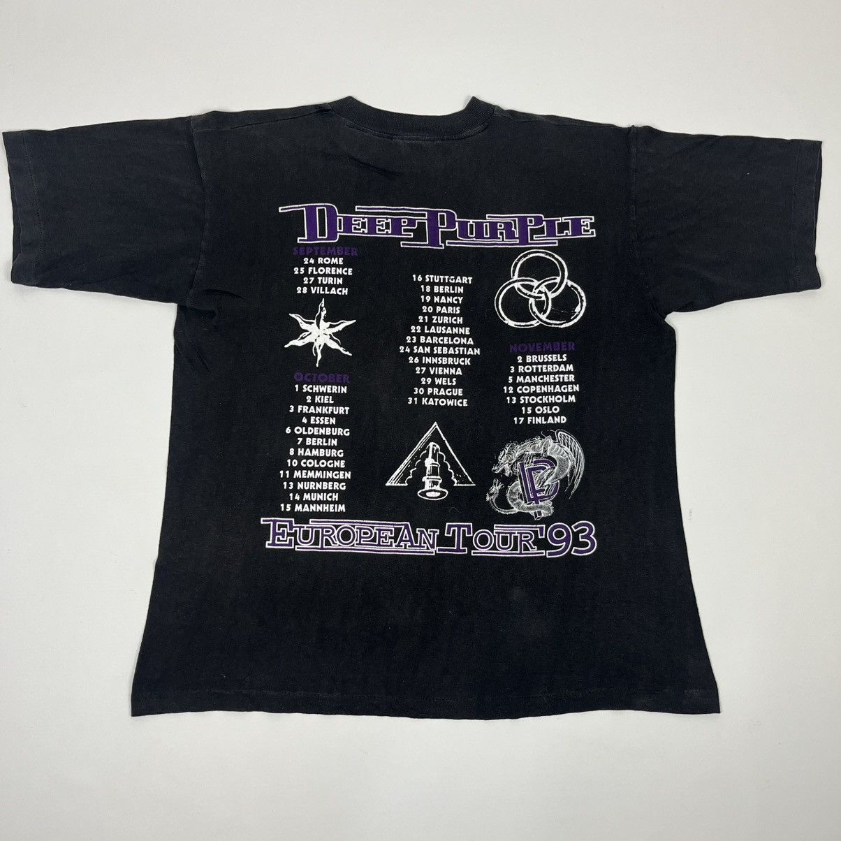 Vintage Vintage Band Tee 90’s DeepPurple European Tour1993/94 Dragon Size US L / EU 52-54 / 3 - 9 Thumbnail