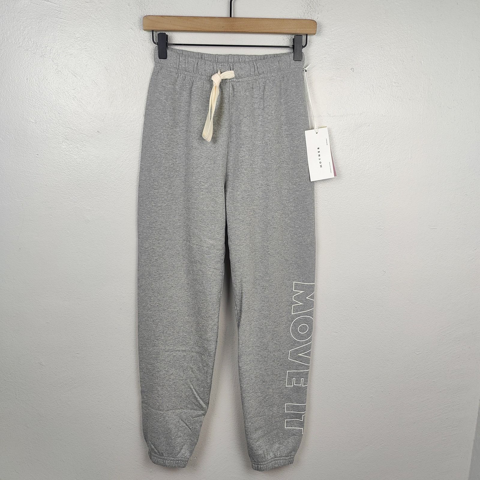 MOTHER Mother The Bender Sweatpants Womens XS Move It Gray Heather Size 26" / US 2 / IT 38 - 1 Thumbnail
