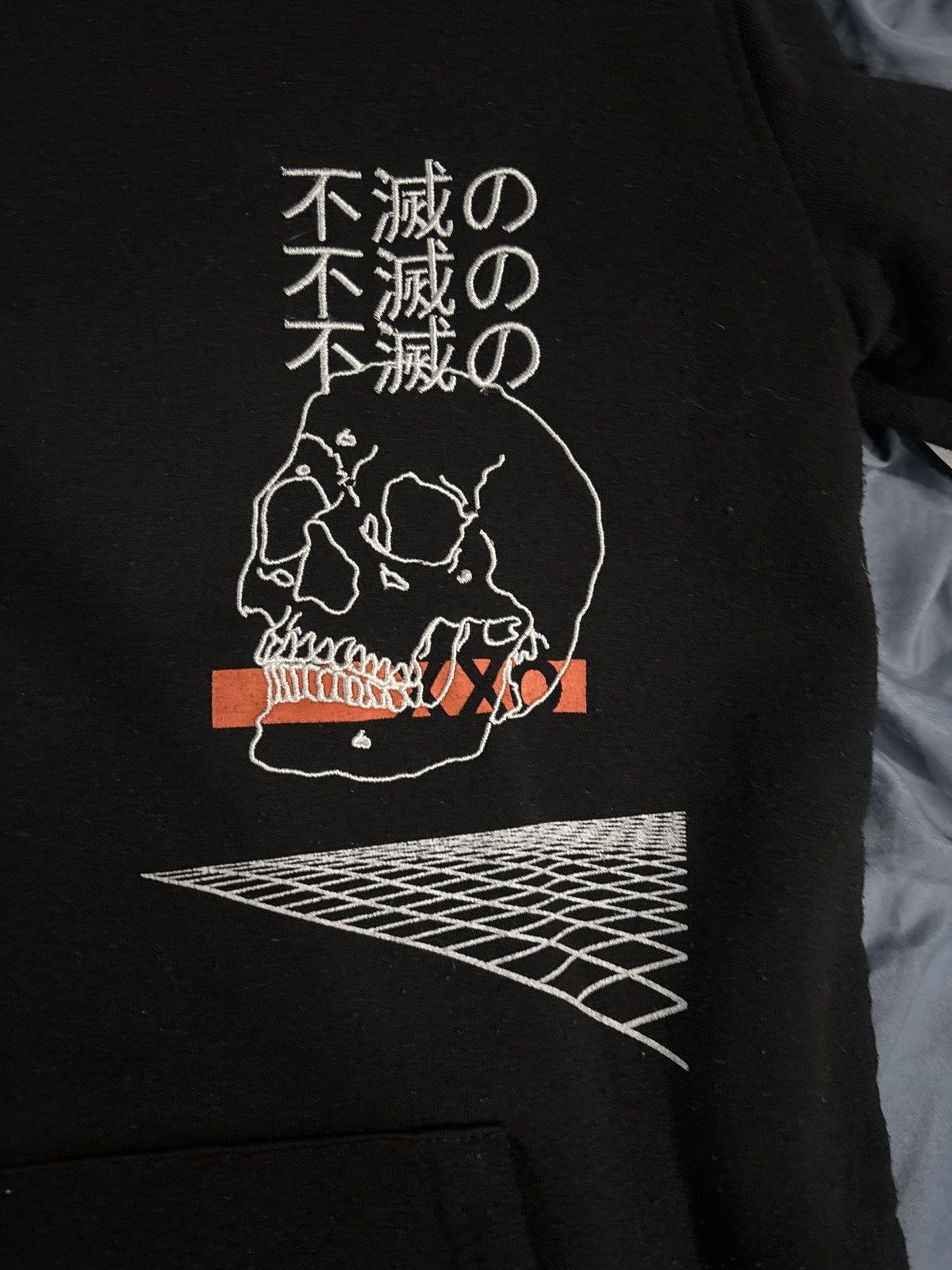 Other Japanese Graphic Skull Hoodie Black Vaporwave Streetwear Size US L / EU 52-54 / 3 - 4 Thumbnail