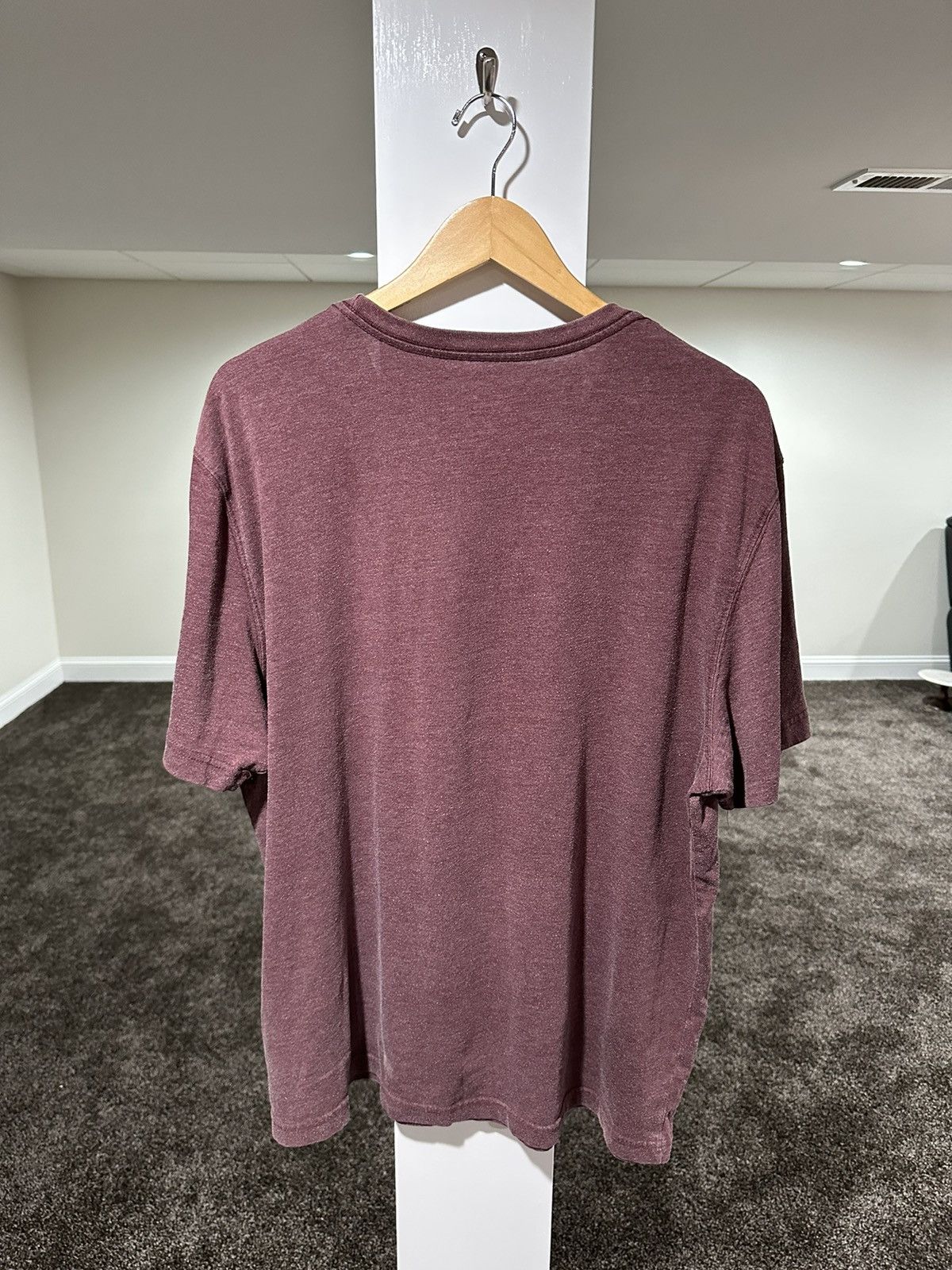 St. Johns Bay × Vintage Vintage Blank St John’s Bay Maroon Red T-Shirt Size US XL / EU 56 / 4 - 2 Thumbnail