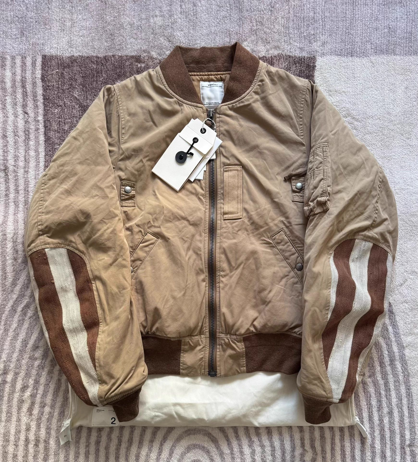 VISVIM 20SS THORSON ALBACORE ma1 jacket dusty pink M N.N.