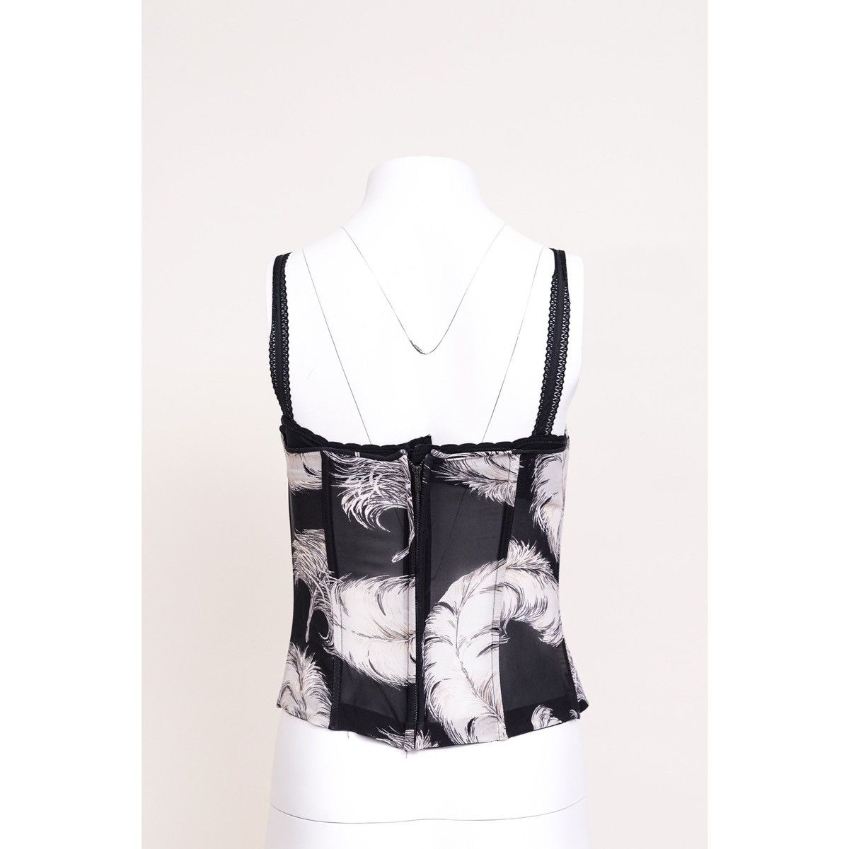 Dolce & Gabbana Dolce & Gabbana 1997 Feather Corset Top Size S / US 4 / IT 40 - 5 Thumbnail