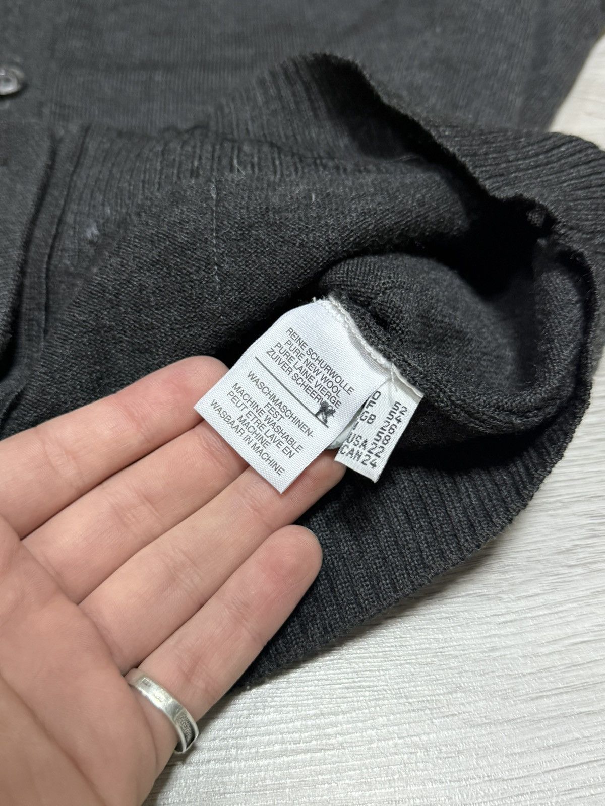 Burberry Burberry vintage wool sweater buttons sweater pockets Size US XL / EU 56 / 4 - 7 Thumbnail