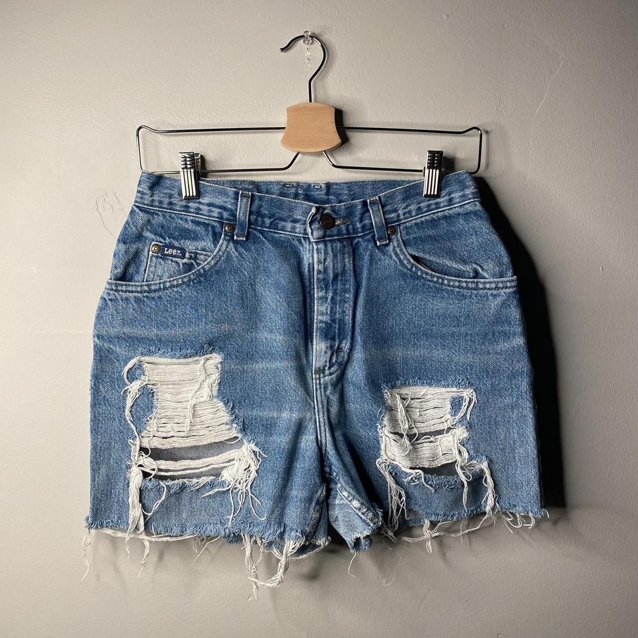 Lee Vintage Lee Cut Off Jean Shorts Size 30" / US 8 / IT 44 - 2 Thumbnail