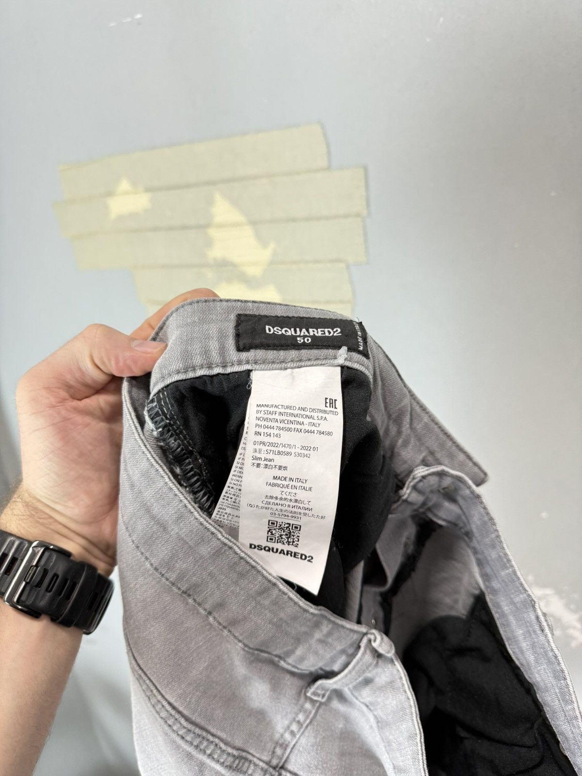 Dsquared2 Dsquared2 Pants Gray Denim Pants Jeans Drip Drill Size US 34 / EU 50 - 8 Thumbnail