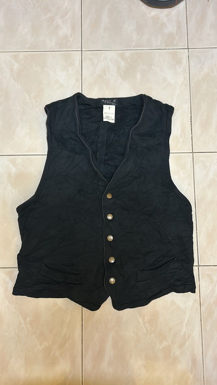 agnes b. VEST AGNES.B NICE DESIGN Size US S / EU 44-46 / 1 - 1 Thumbnail