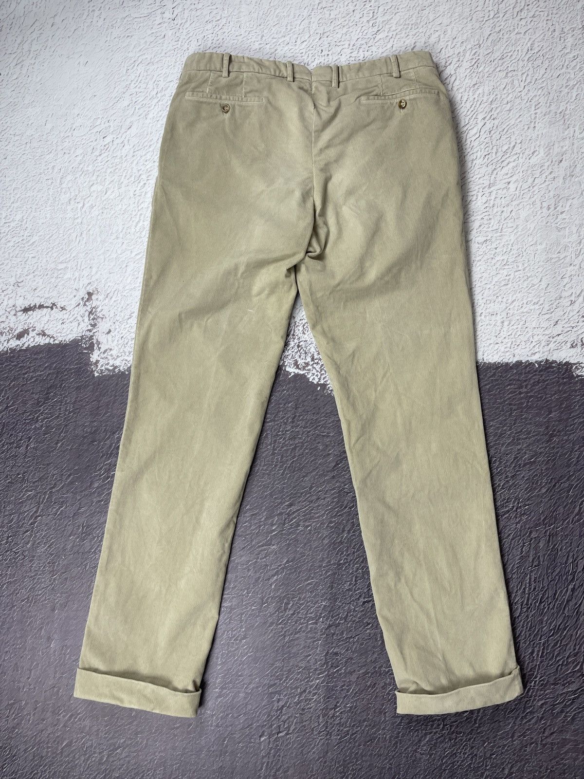 Incotex Incotex Venezia High comfort Flexcord beige corduroy pants Size US 38 / EU 54 - 14 Thumbnail