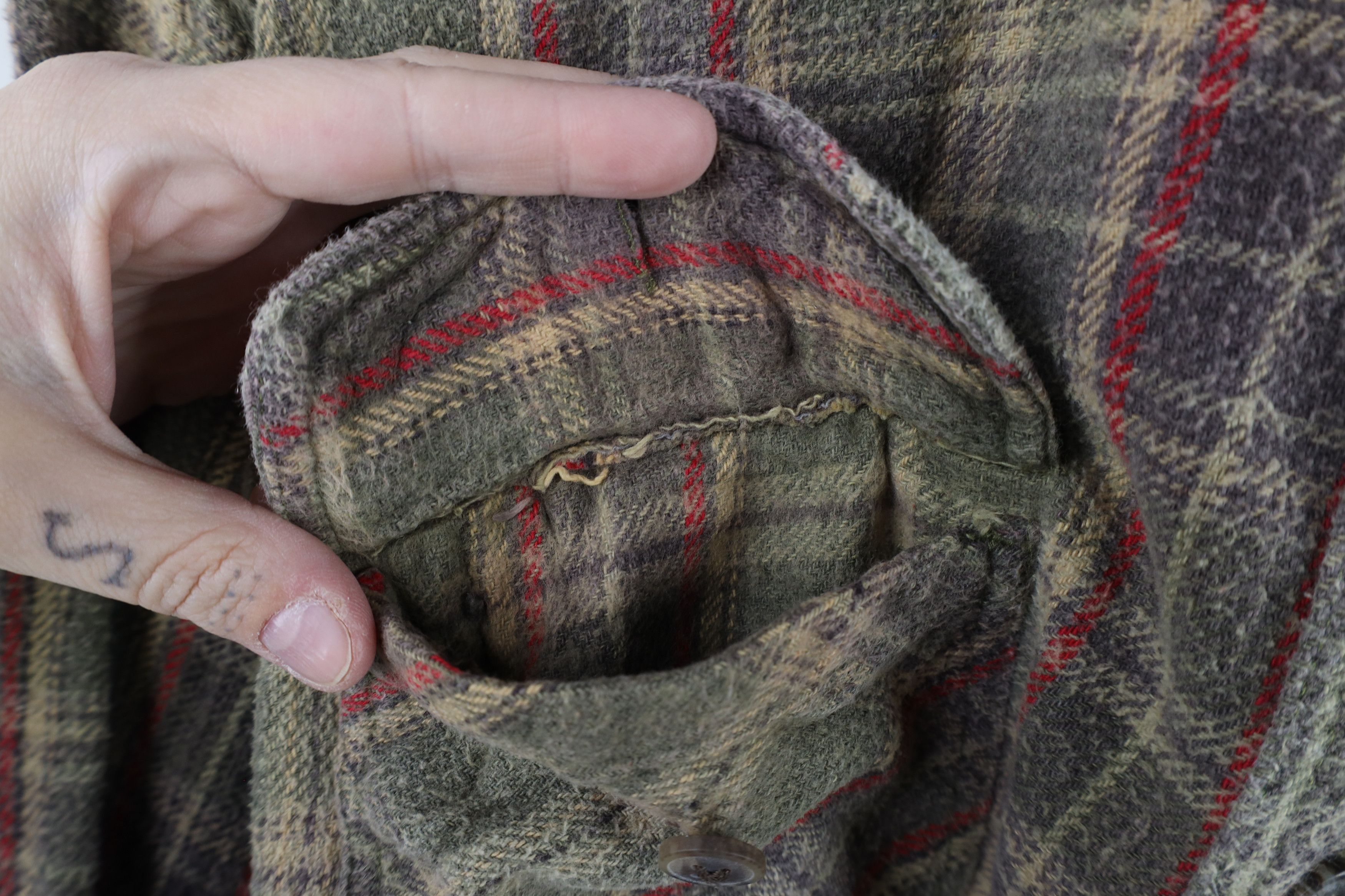 Vintage Vintage 90s Streetwear Rainbow Plaid Flannel Button Shirt Size US M / EU 48-50 / 2 - 5 Thumbnail