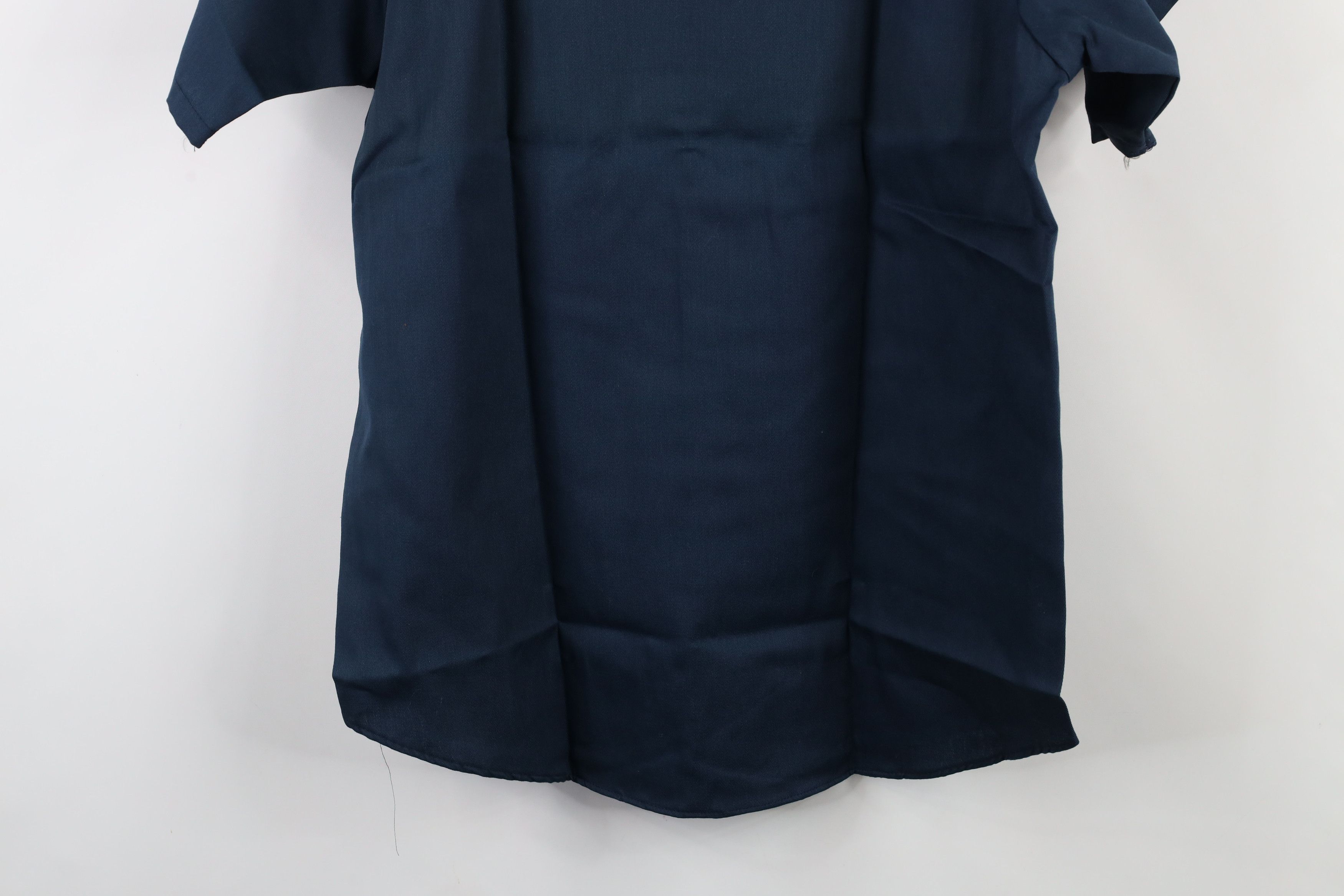 Vintage Deadstock Vintage 60s Made Workwear Mechanic Shirt Blue USA Size US M / EU 48-50 / 2 - 13 Thumbnail