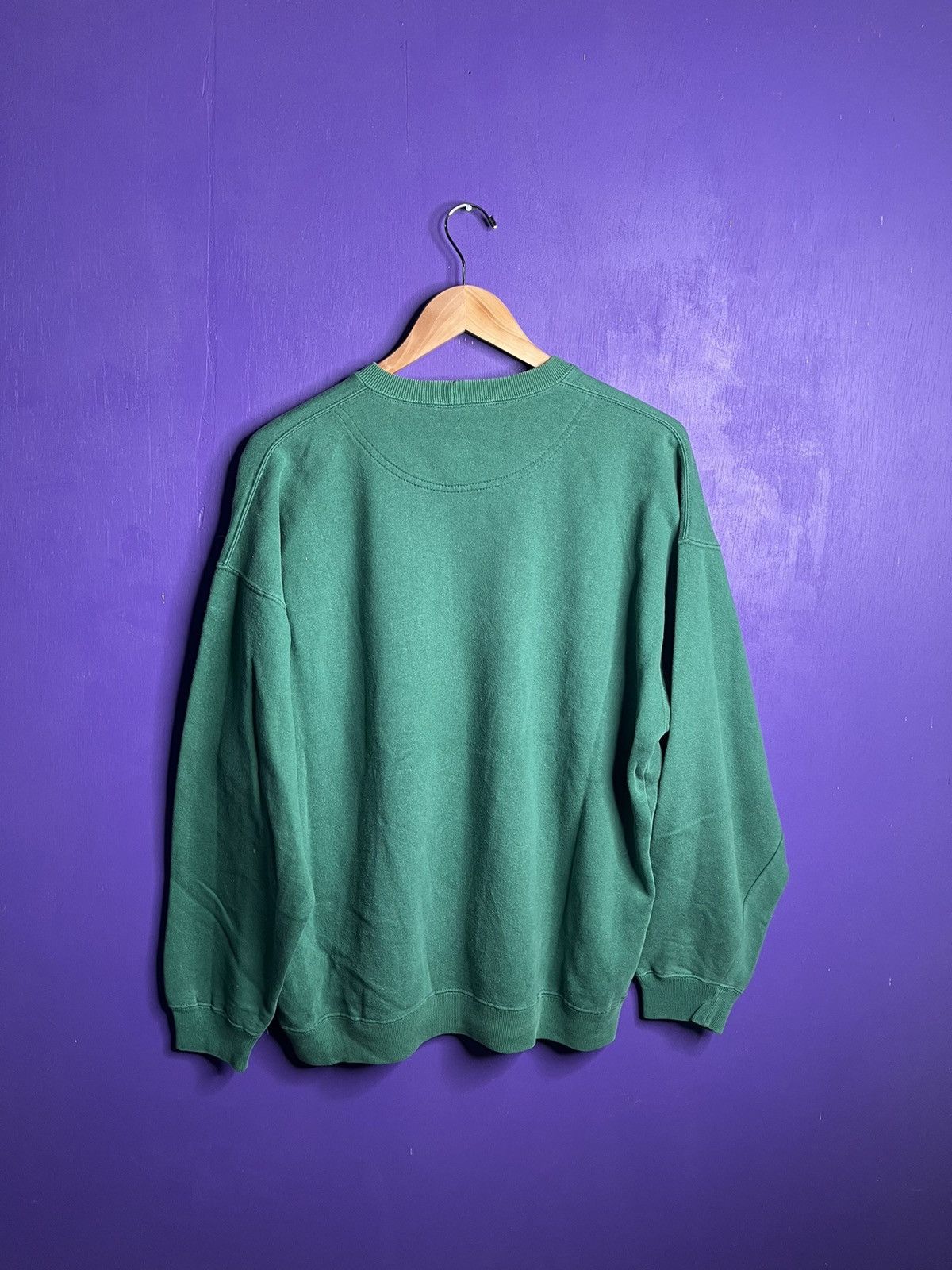 Gap × Vintage Vintage 90s GAP blank green sweatshirt Size US L / EU 52-54 / 3 - 2 Thumbnail