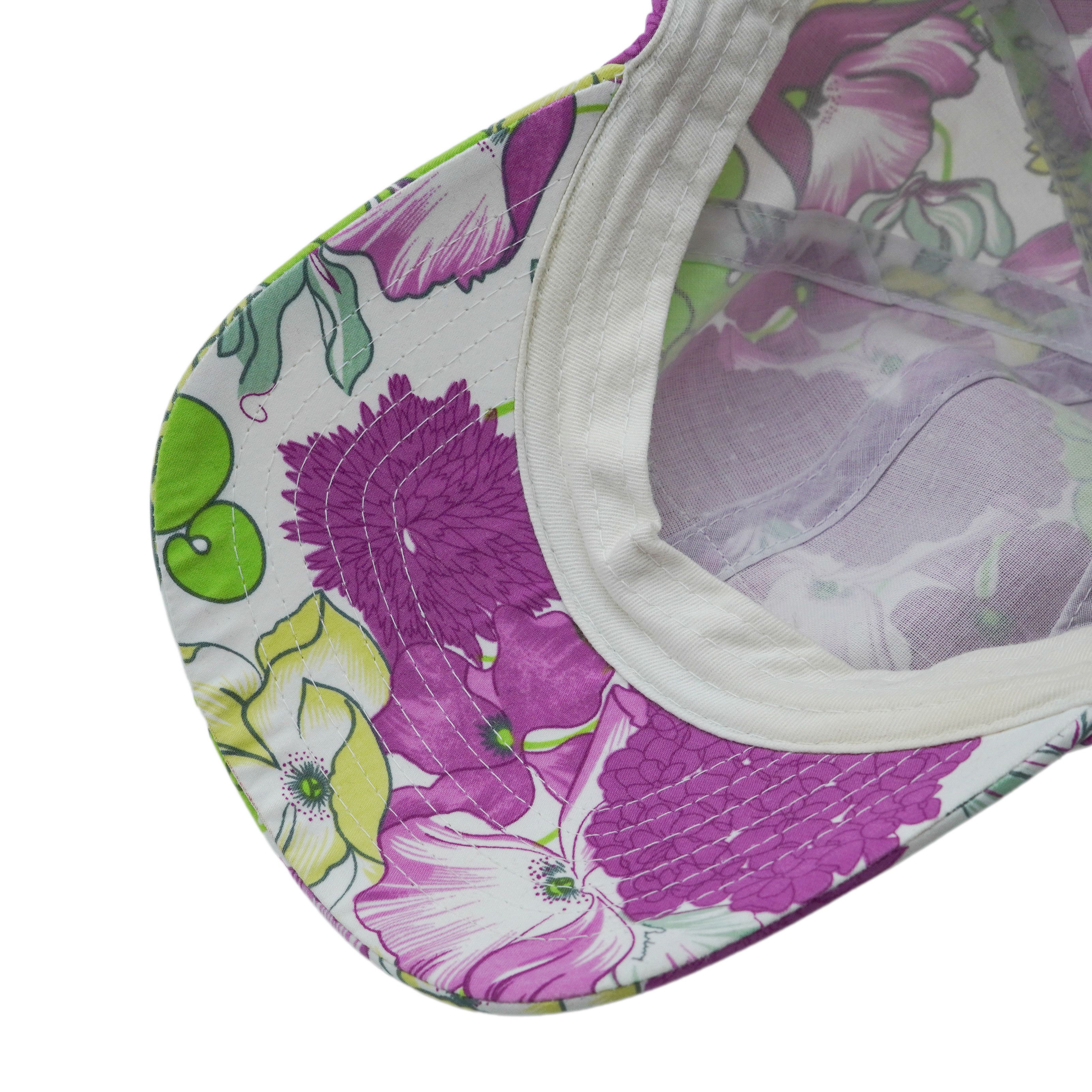 Burberry Burberry London Multicolor Floral Print Logo Baseball Cap Size ONE SIZE - 6 Thumbnail