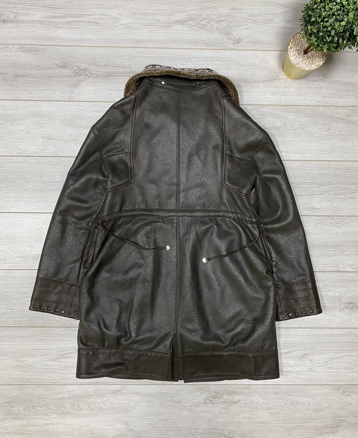 Marithe + Francois Girbaud Marithe Francois Girbaud RARE sheepskin leather coat Size US L / EU 52-54 / 3 - 20 Thumbnail