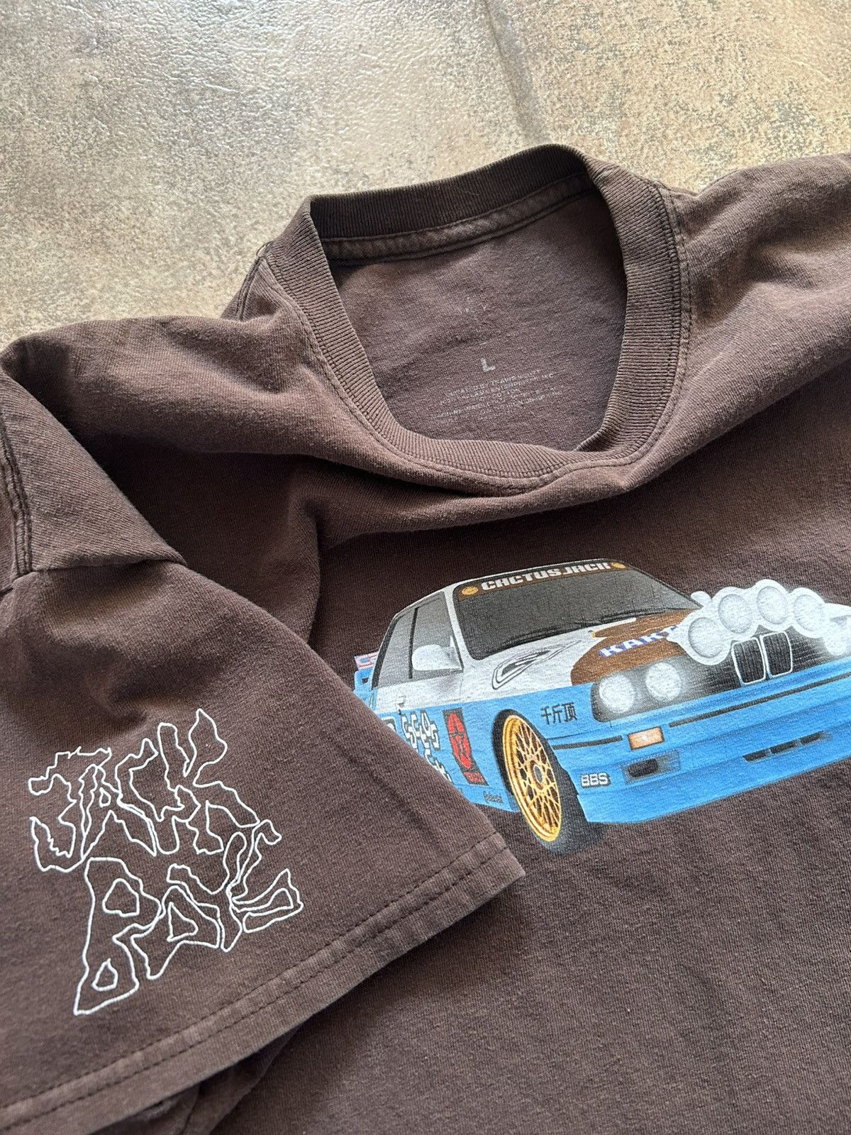 Travis Scott 2020 Travis Scott x Jackboys album promo Tshirt Size US L / EU 52-54 / 3 - 3 Thumbnail