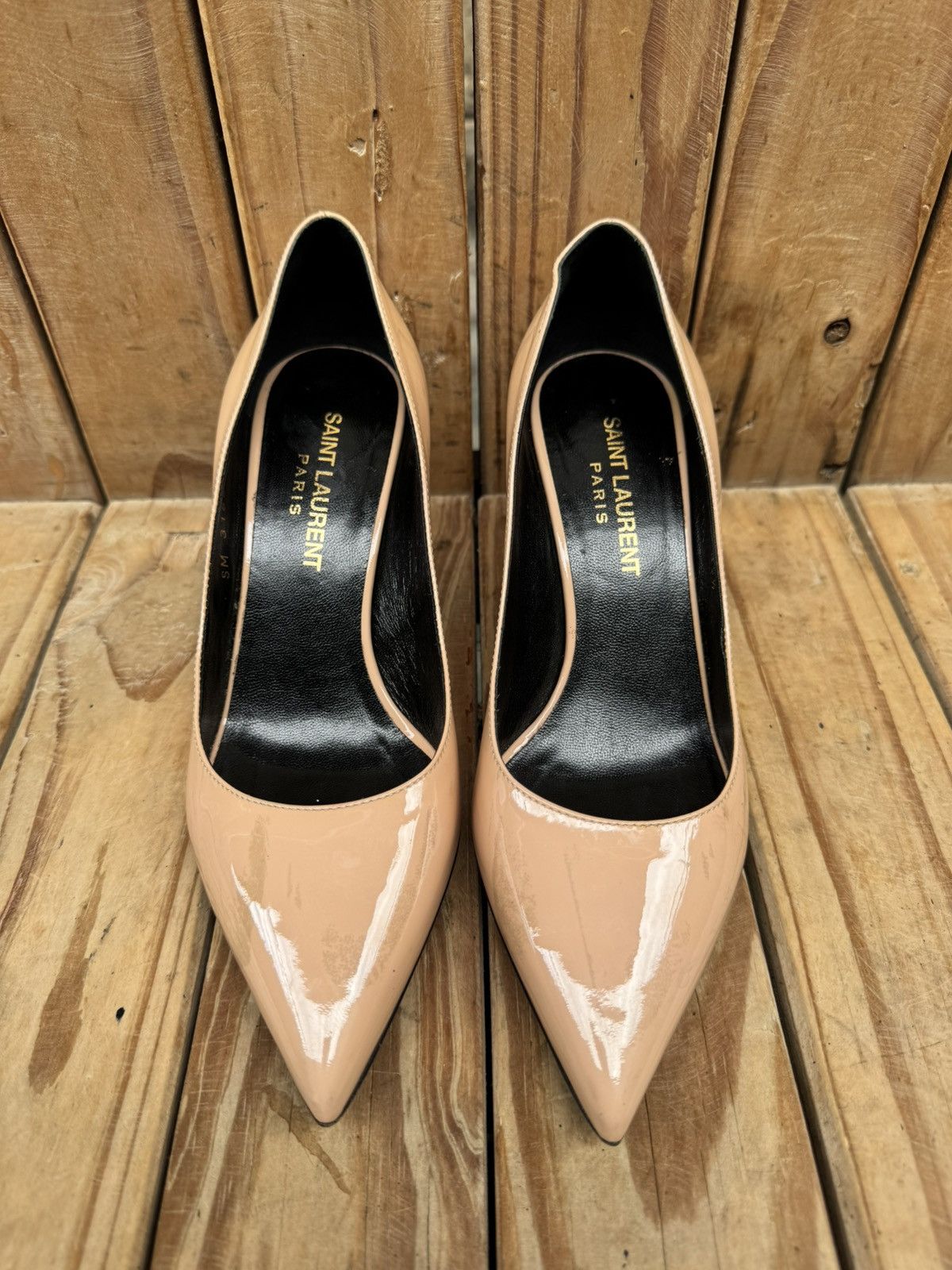 Saint Laurent Paris Saint laurent Paris HI Leather heels size EUR 35.5 US 5.5 Size US 5.5 / IT 35.5 - 3 Thumbnail