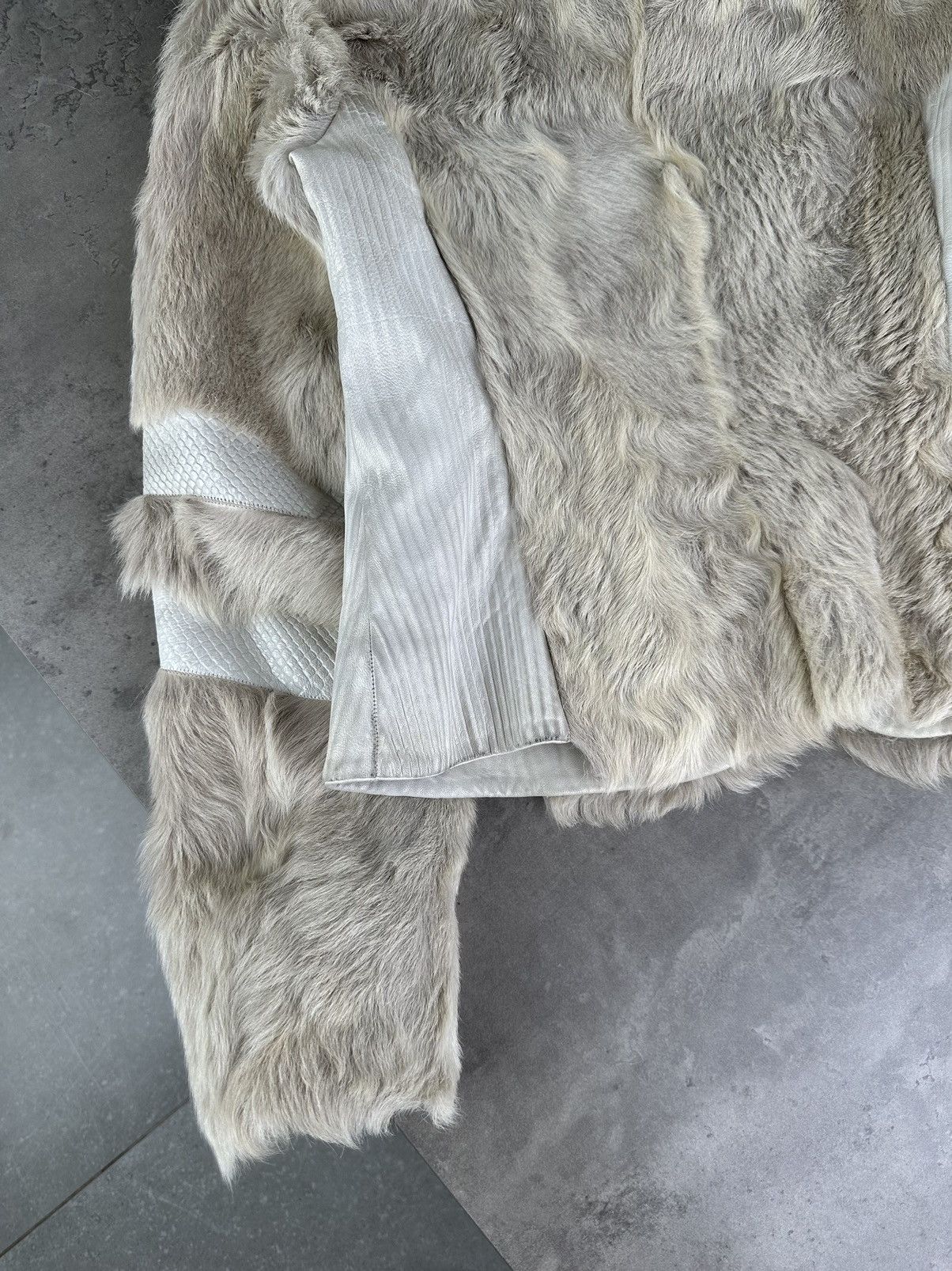Japanese Brand Vintage Fur Leather Jacket Size XS / US 0-2 / IT 36-38 - 16 Thumbnail