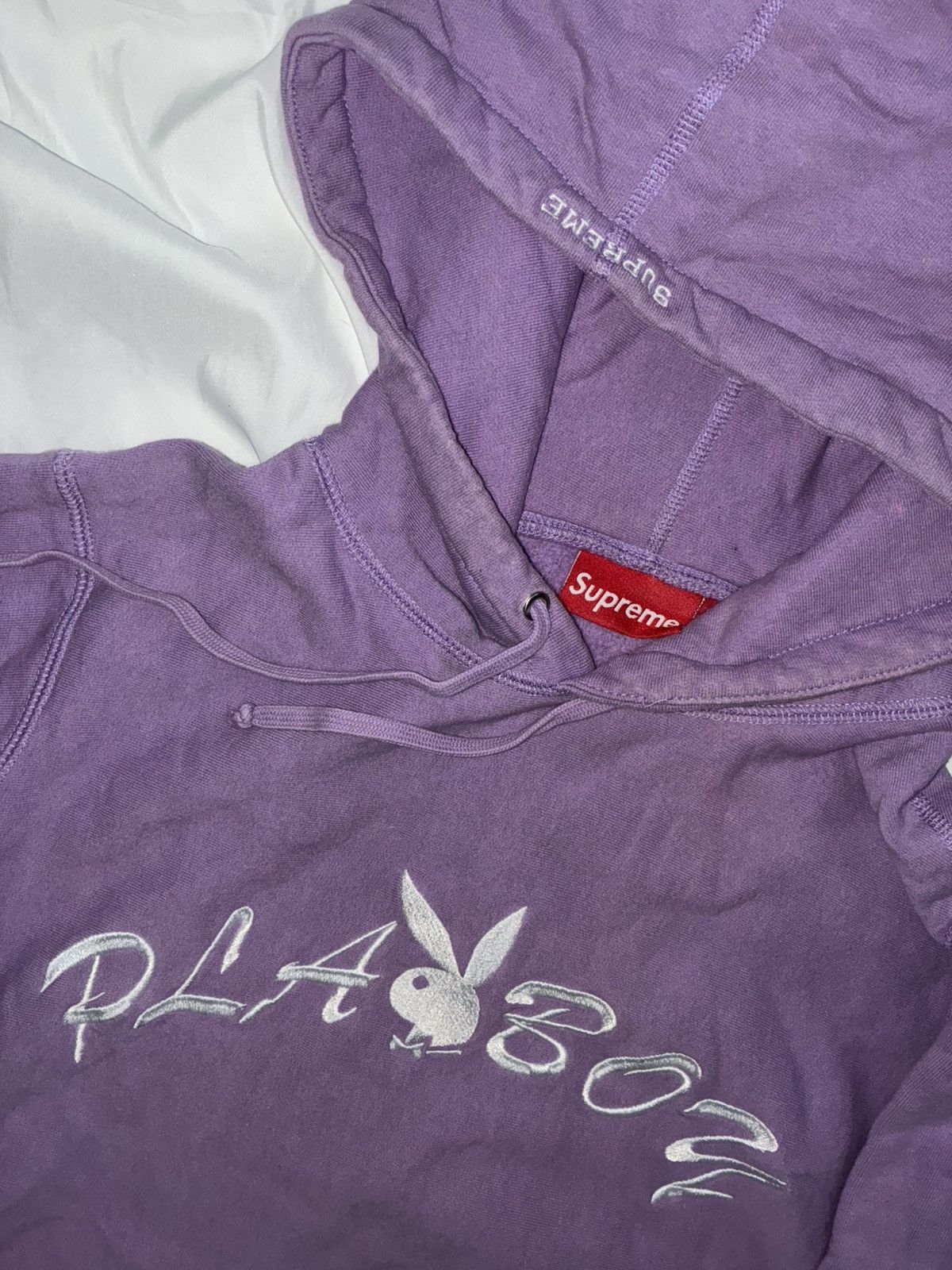 Playboy × Supreme × Vintage Supreme playboy hoodie from SS2017 men’s small Size US S / EU 44-46 / 1 - 2 Thumbnail