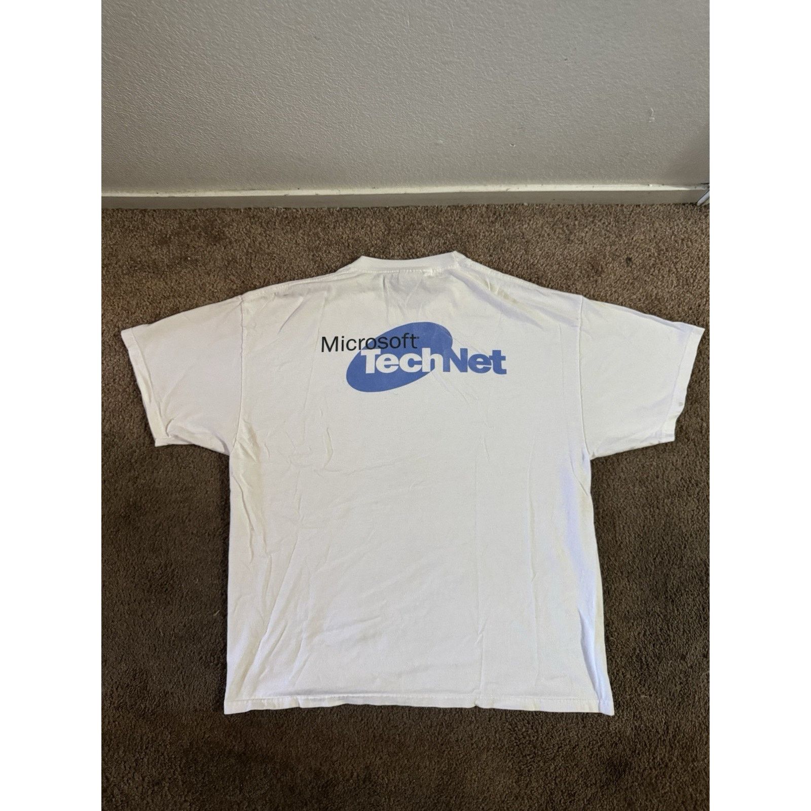 Microsoft Vintage 1998 Microsoft Men’s Tshirt Size US XL / EU 56 / 4 - 4 Thumbnail