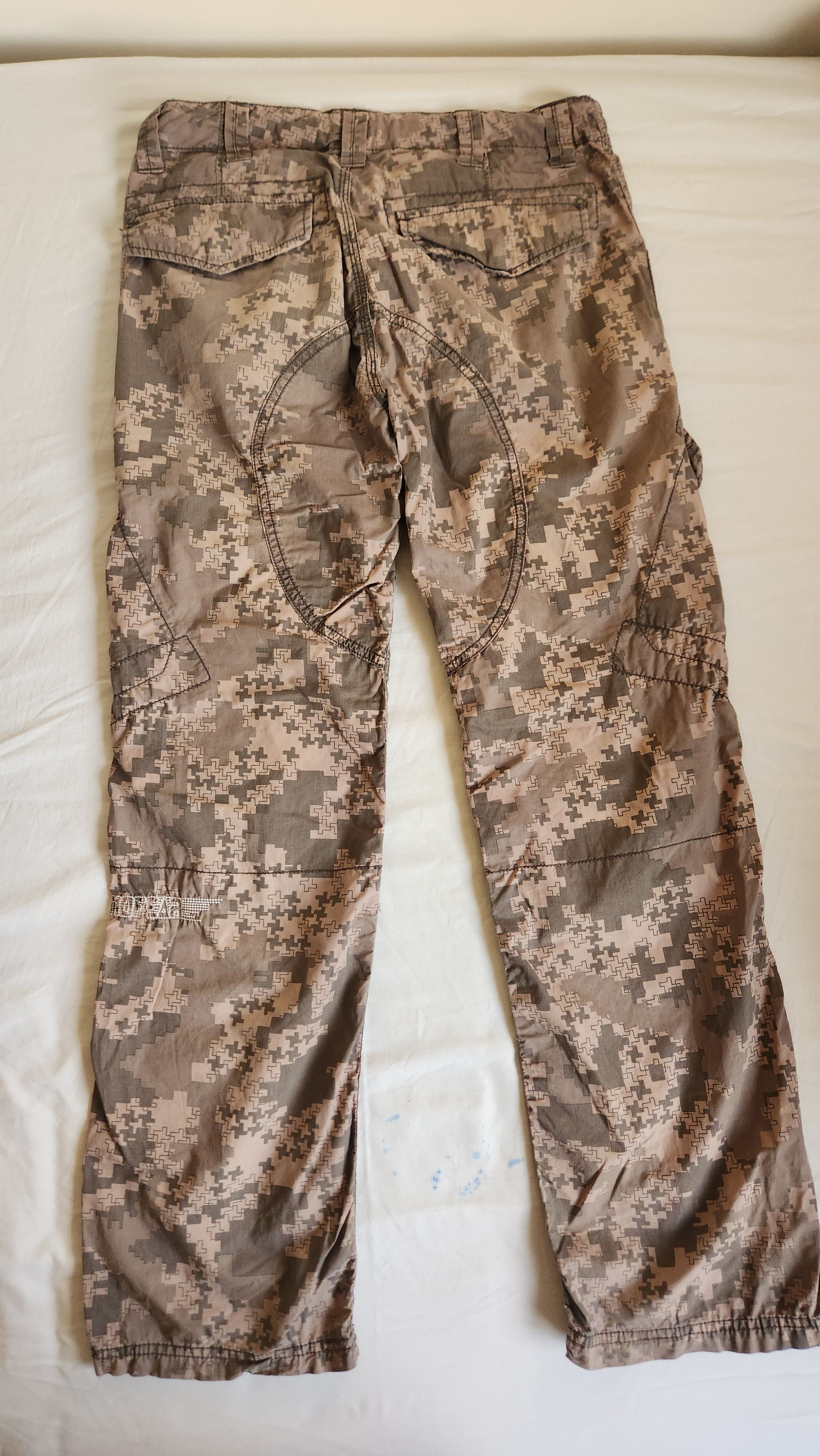 No Fear × Vintage No fear cargo camo rare pants Size US 26 / EU 42 - 3 Thumbnail