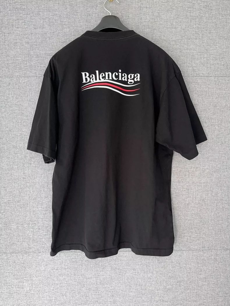 Balenciaga Balenciaga Black Coke Short Sleeve Tee Size US M / EU 48-50 / 2 - 2 Thumbnail