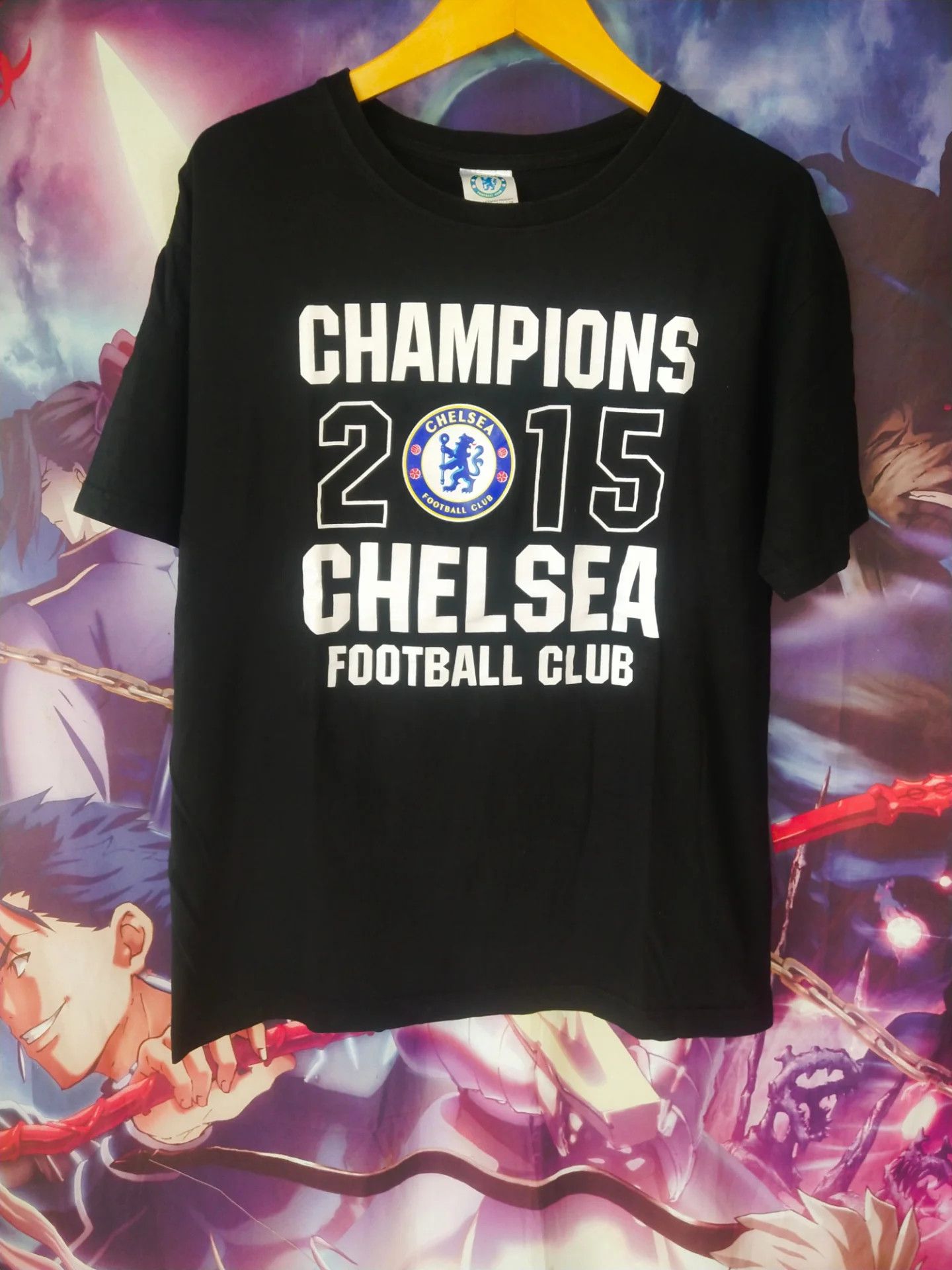 Chelsea Soccer Chelsea FC Champions 2015 Soccer Merch Tee Size US L / EU 52-54 / 3 - 1 Thumbnail