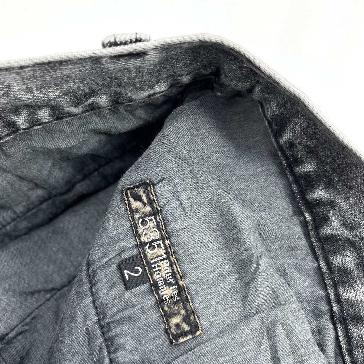 5351 POUR LES HOMMES × Beauty Beast × Designer 1990s 5351 Pour les Hommes Patchworks Lgb Goa Flared Jeans Size US 30 / EU 46 - 9 Thumbnail
