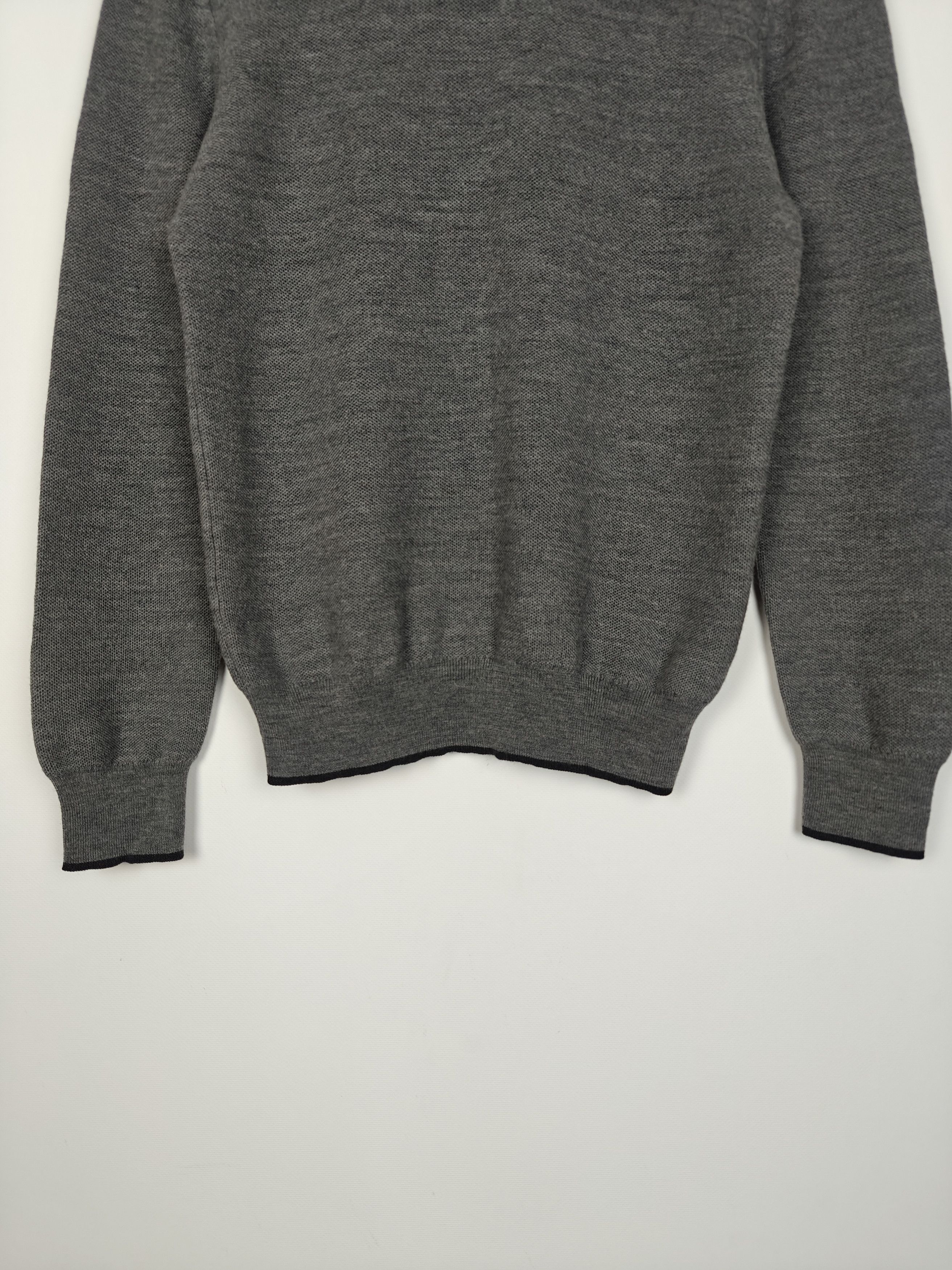 Boggi Boggi Milano Wool Sweater Crewneck Pullover Gray size M Size US M / EU 48-50 / 2 - 3 Thumbnail