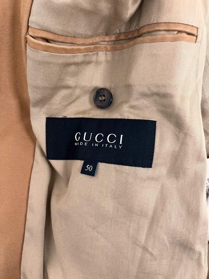Gucci FW2010 Gucci Beige Buttoned Classy Jacket by Frida Giannini Size US M / EU 48-50 / 2 - 11 Thumbnail