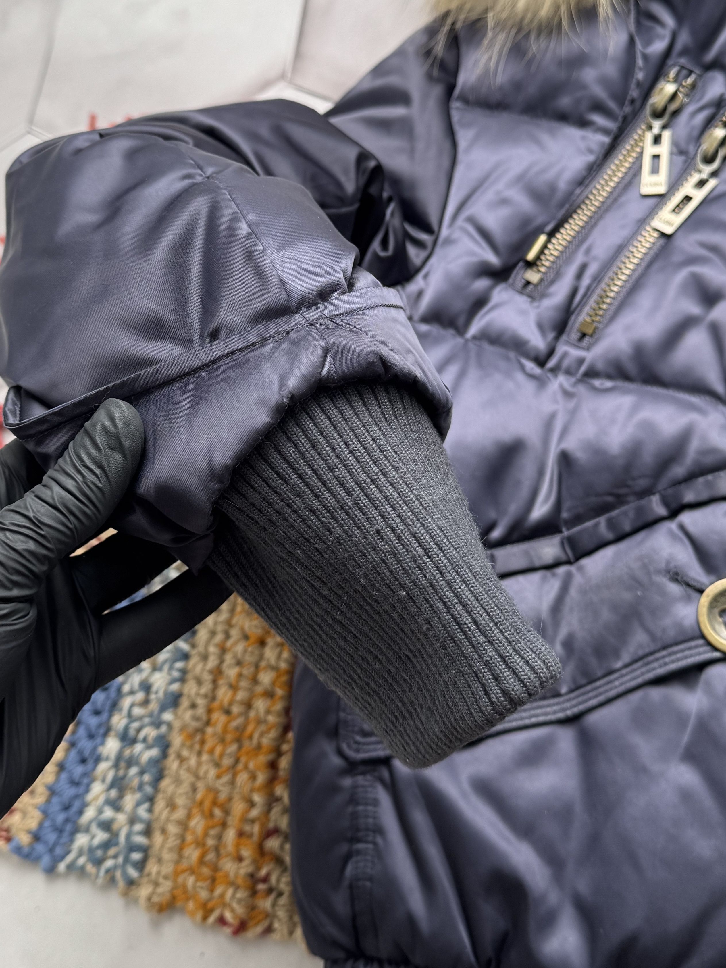 Vintage Down Puffer Cropped Jacket A715