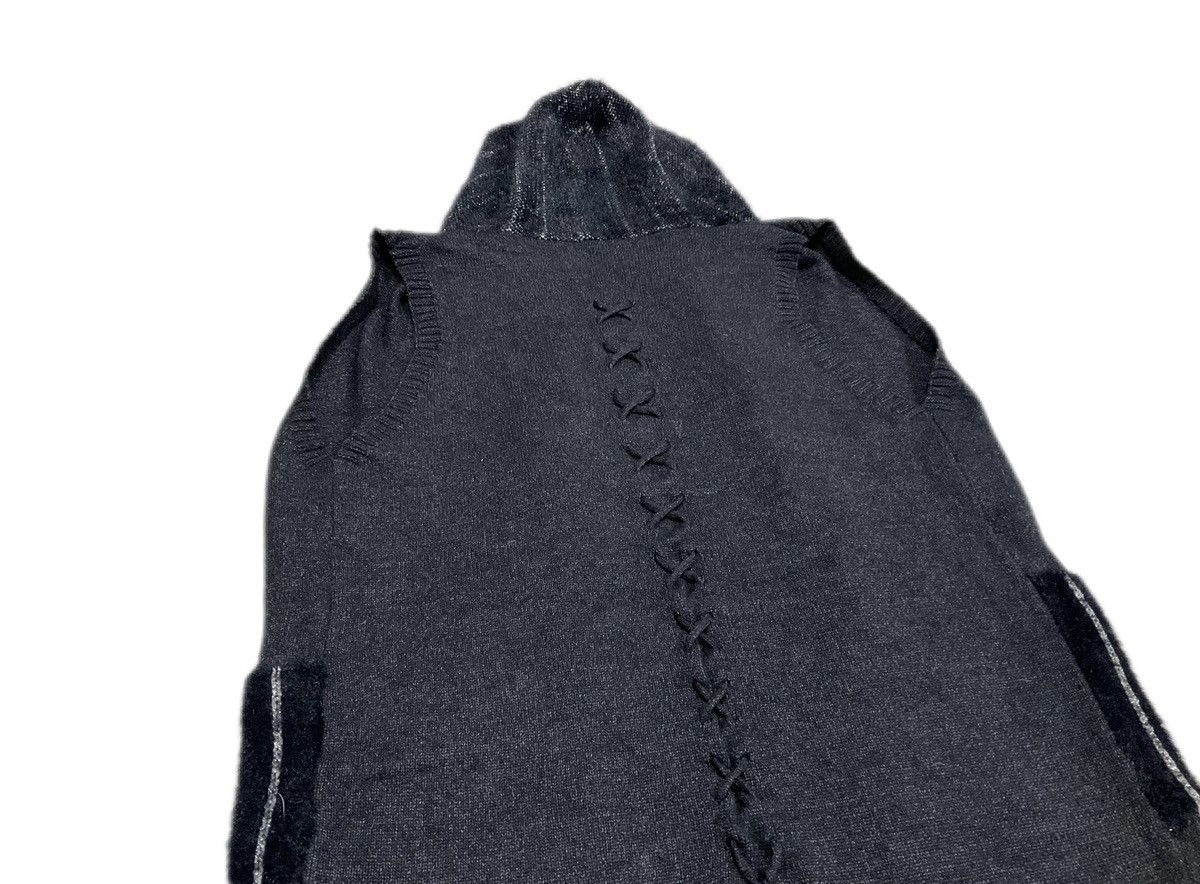 Japanese Brand 🔥70s Italian Designer Rebesa Knit Boxer Hood Laces Up Mohair Size US XL / EU 56 / 4 - 2 Thumbnail