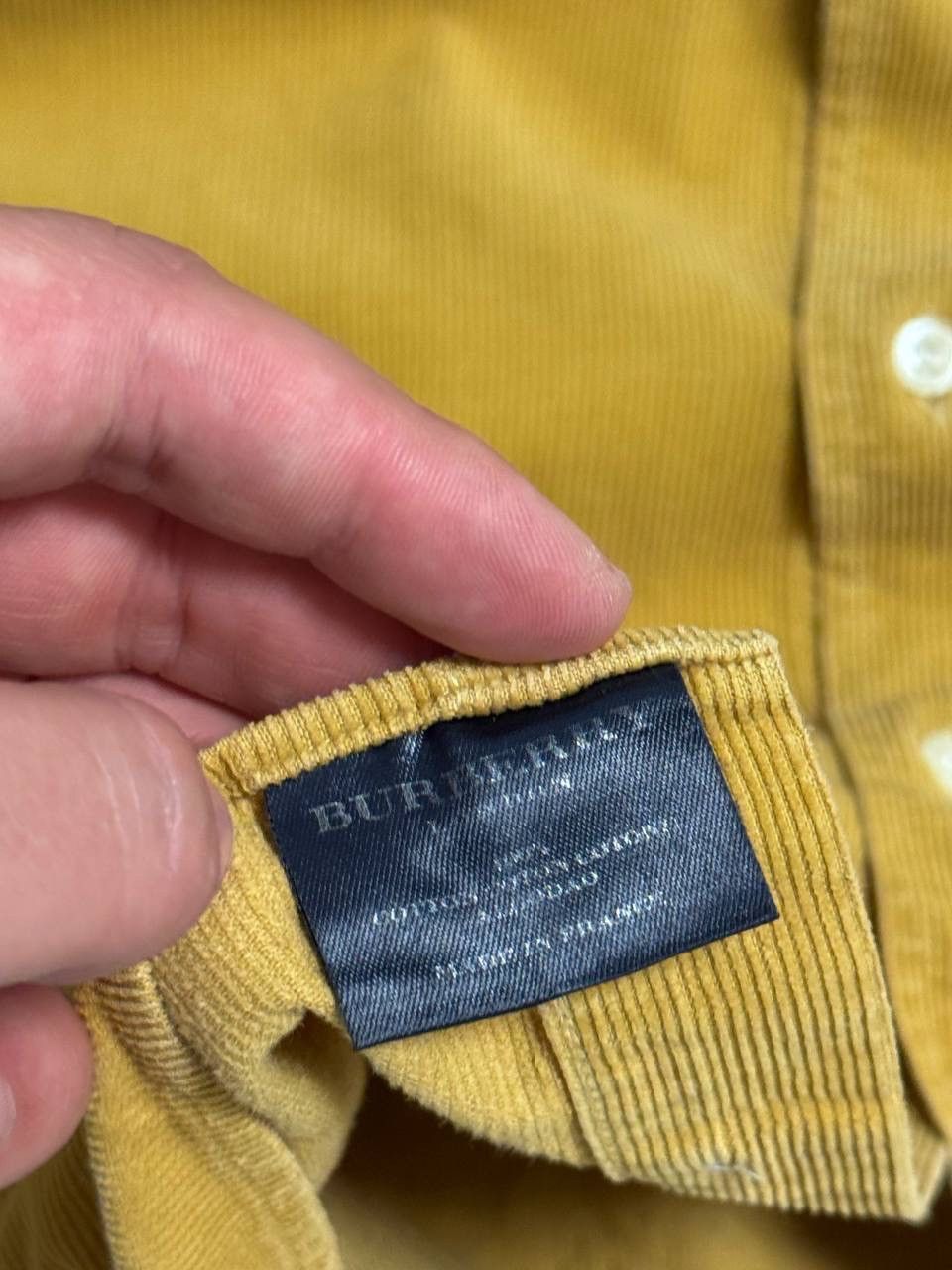 Burberry Burberry Corduroy Button Up Shirt Size US L / EU 52-54 / 3 - 6 Thumbnail