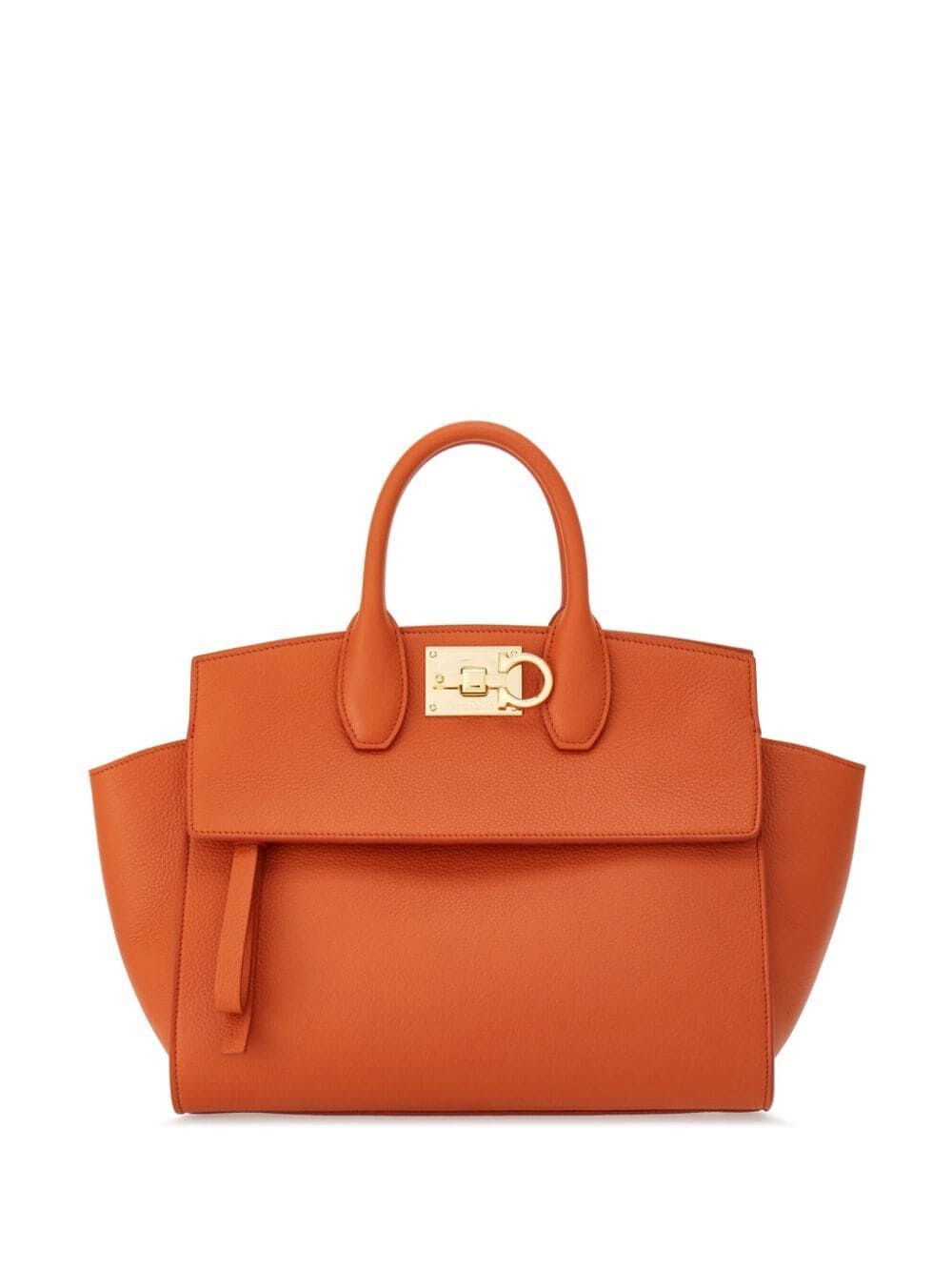image of Salvatore Ferragamo Ferragamo Soft Leather Bag in Orange, Women's