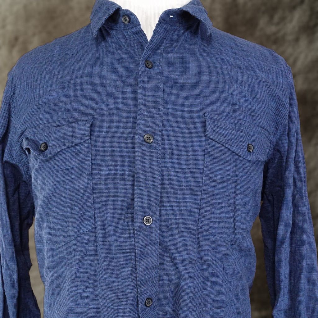 Apt. 9 Vintage APT 9 Men's Long Sleeve Blue Button-Up Shirt 2XL Cotton Business Casual Formal Size US XXL / EU 58 / 5 - 1 Thumbnail