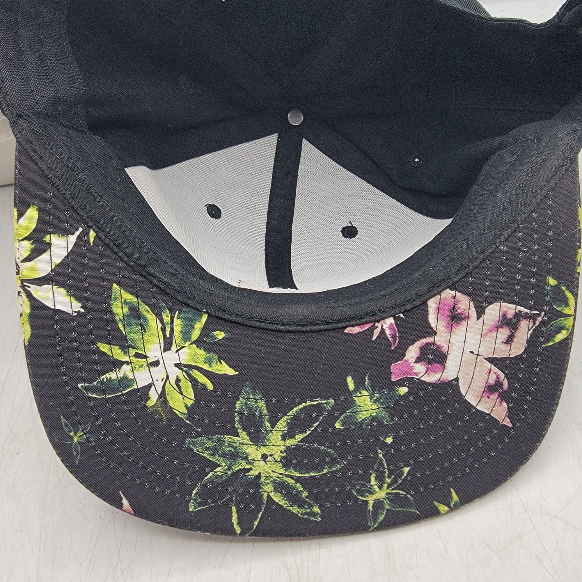 Vans Vans All Over It Floral Black Adjustable Snapback Hat Cap Ca Size ONE SIZE - 8 Thumbnail