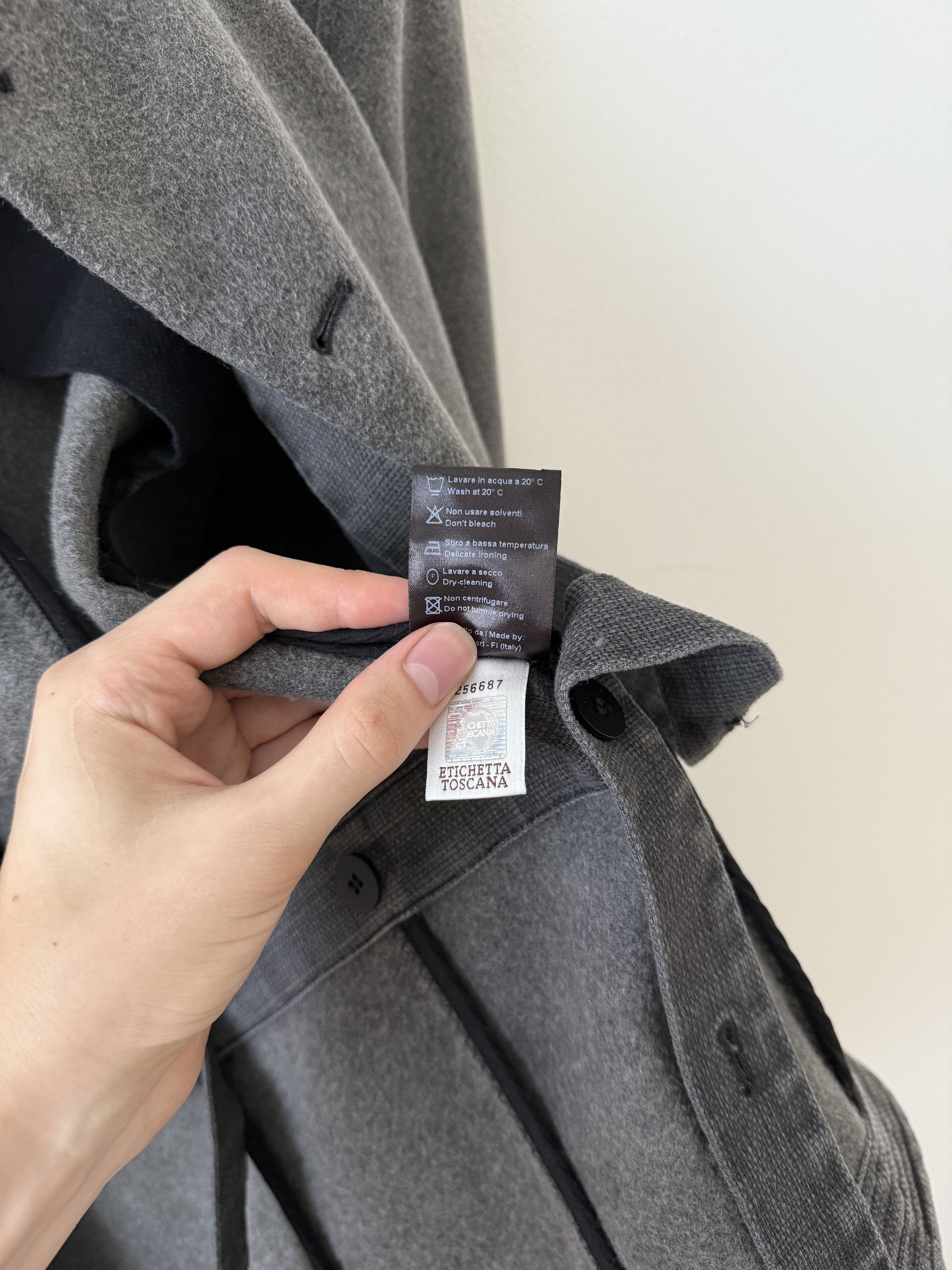 Masnada Wool Asymmetrical Peacoat Size US M / EU 48-50 / 2 - 20 Thumbnail