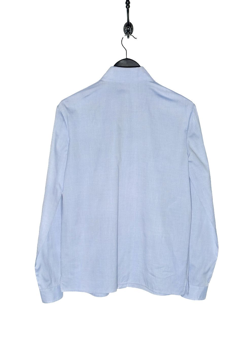 Miu Miu Miu Miu 2018 Blue Chambray Black Cat Embroidered Shirt Size XS / US 0-2 / IT 36-38 - 3 Thumbnail