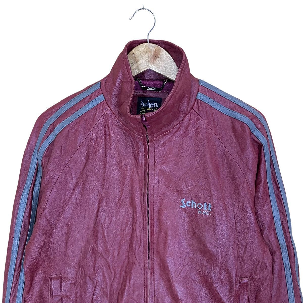 Schott Vintage SCHOTT NYC Leather Jacket Size US M / EU 48-50 / 2 - 4 Thumbnail