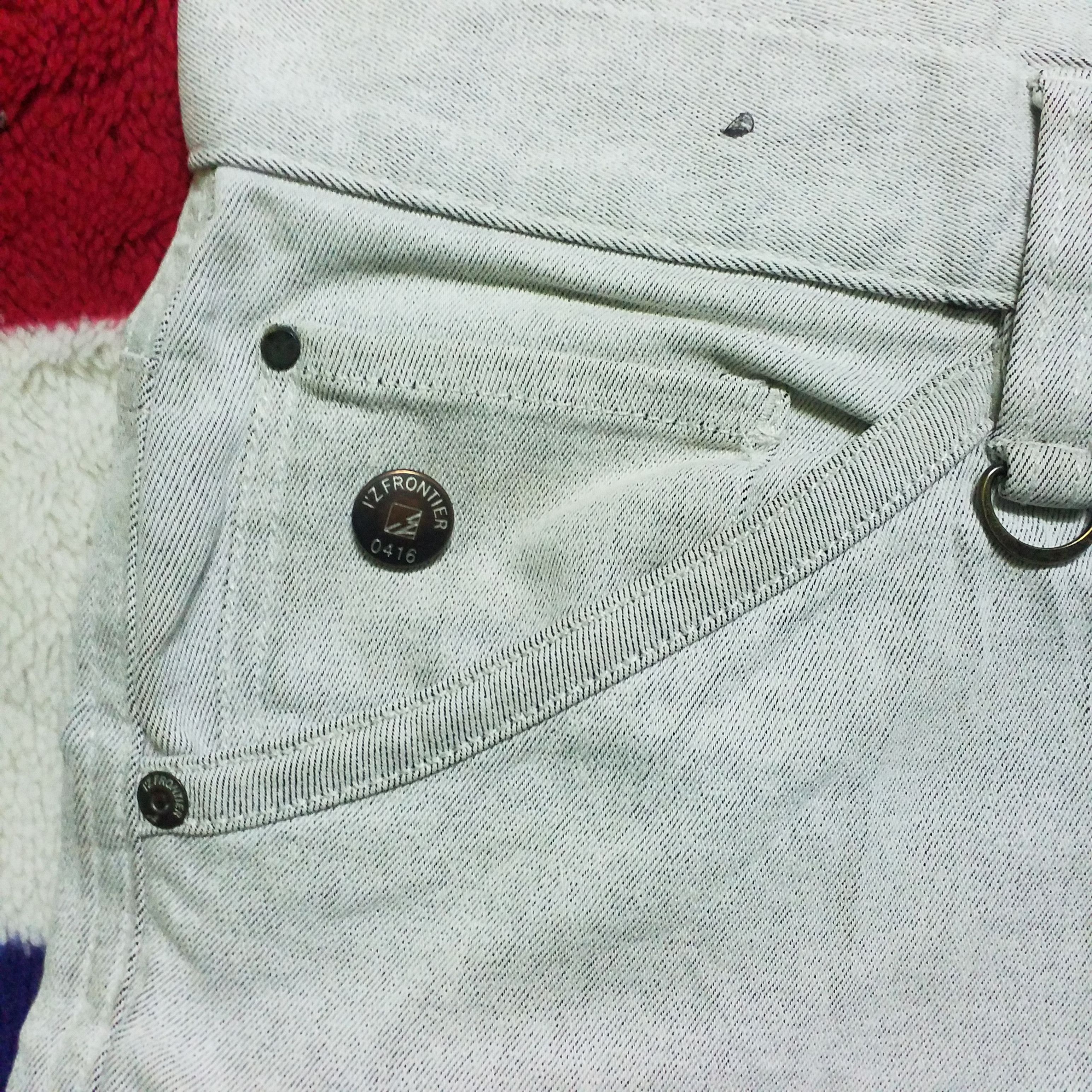 Japanese Brand ELASTIC JEANS CARGO Size US 33 - 6 Thumbnail