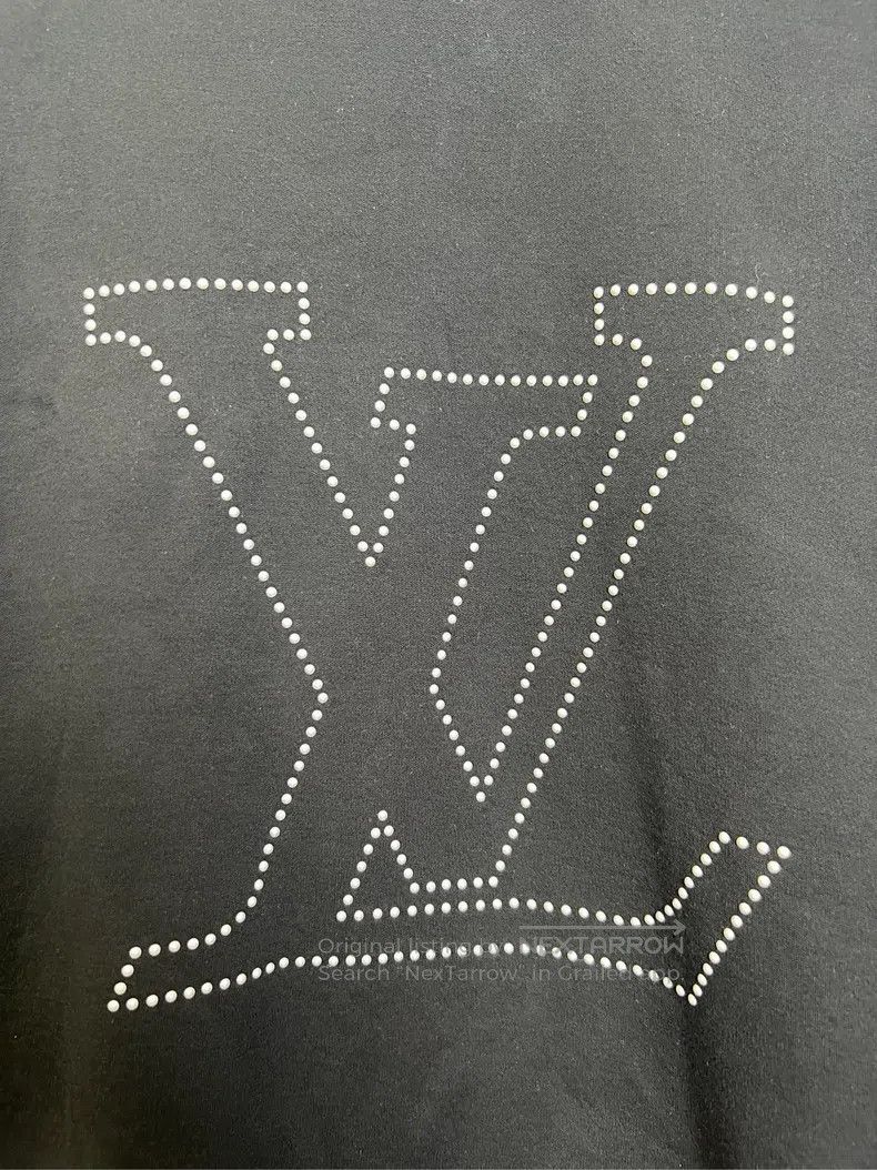 Louis Vuitton Louis Vuitton 25ss black studded logo sweatshirt Size US XS / EU 42 / 0 - 4 Thumbnail