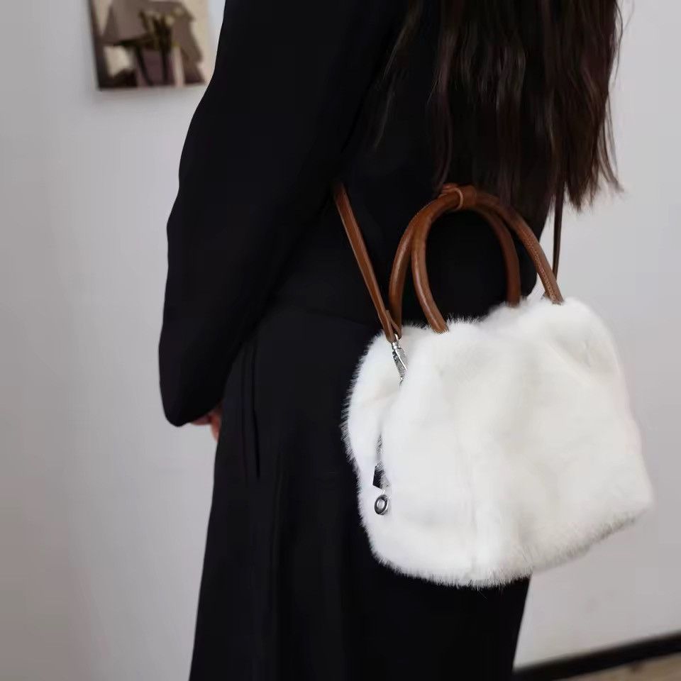 Other Faux Fur Casual Designer Tote Crossbody Mini Bag Size ONE SIZE - 3 Thumbnail